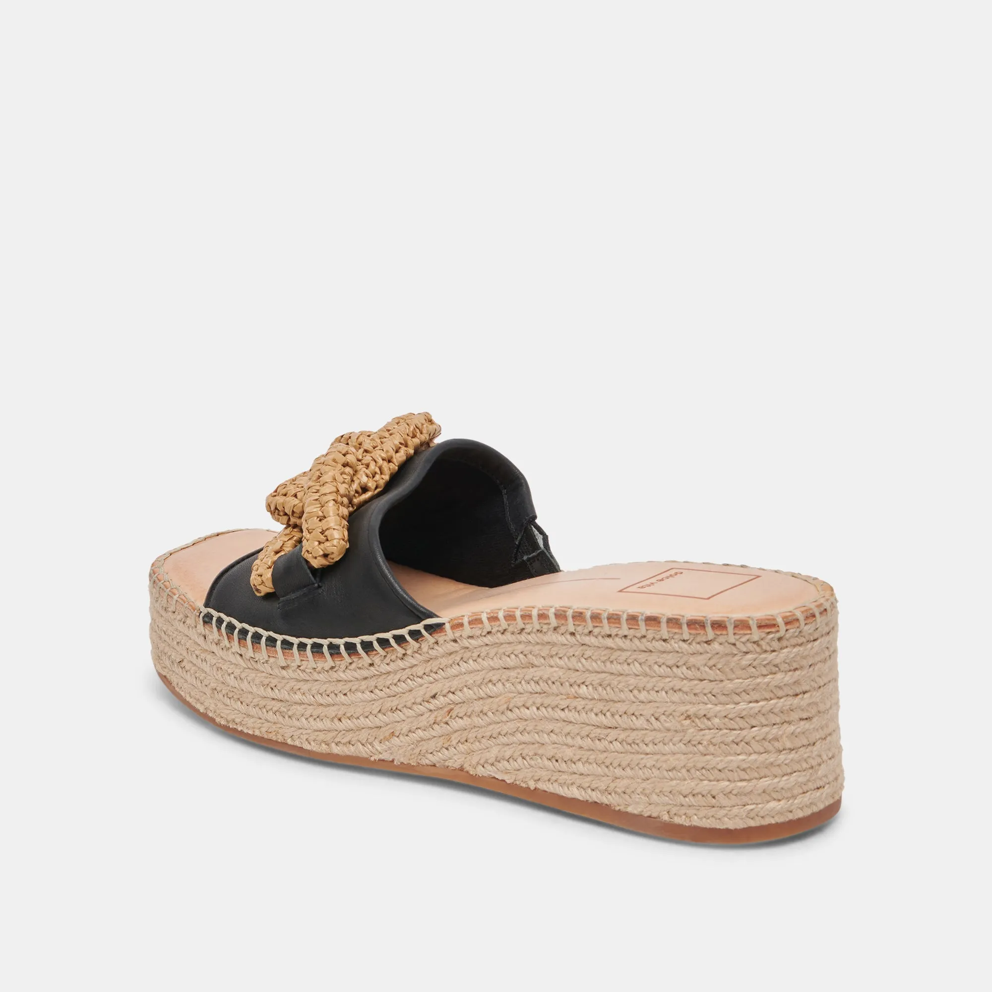 NARNIA SANDALETTEN AUS SCHWARZEM LEDER