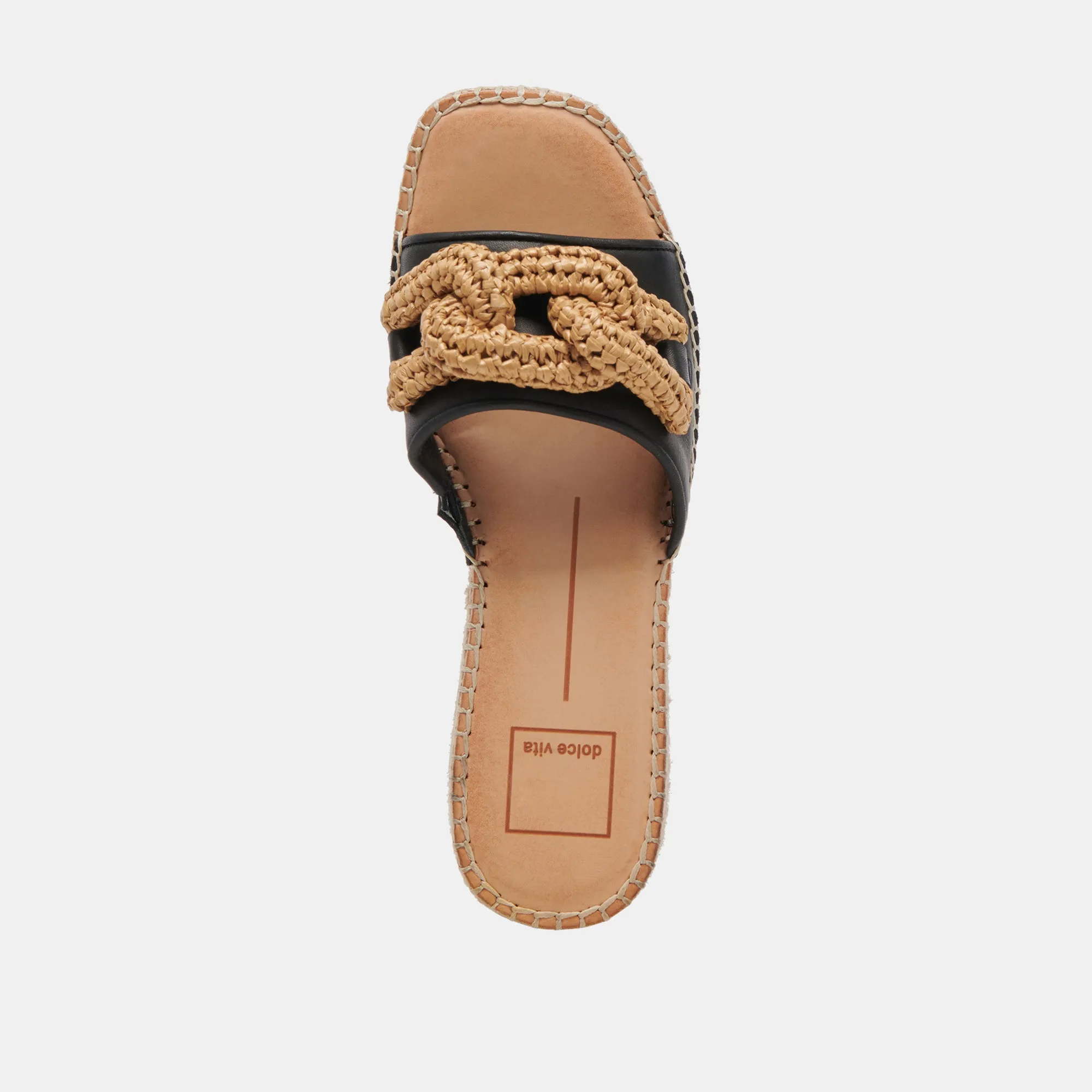 NARNIA SANDALETTEN AUS SCHWARZEM LEDER