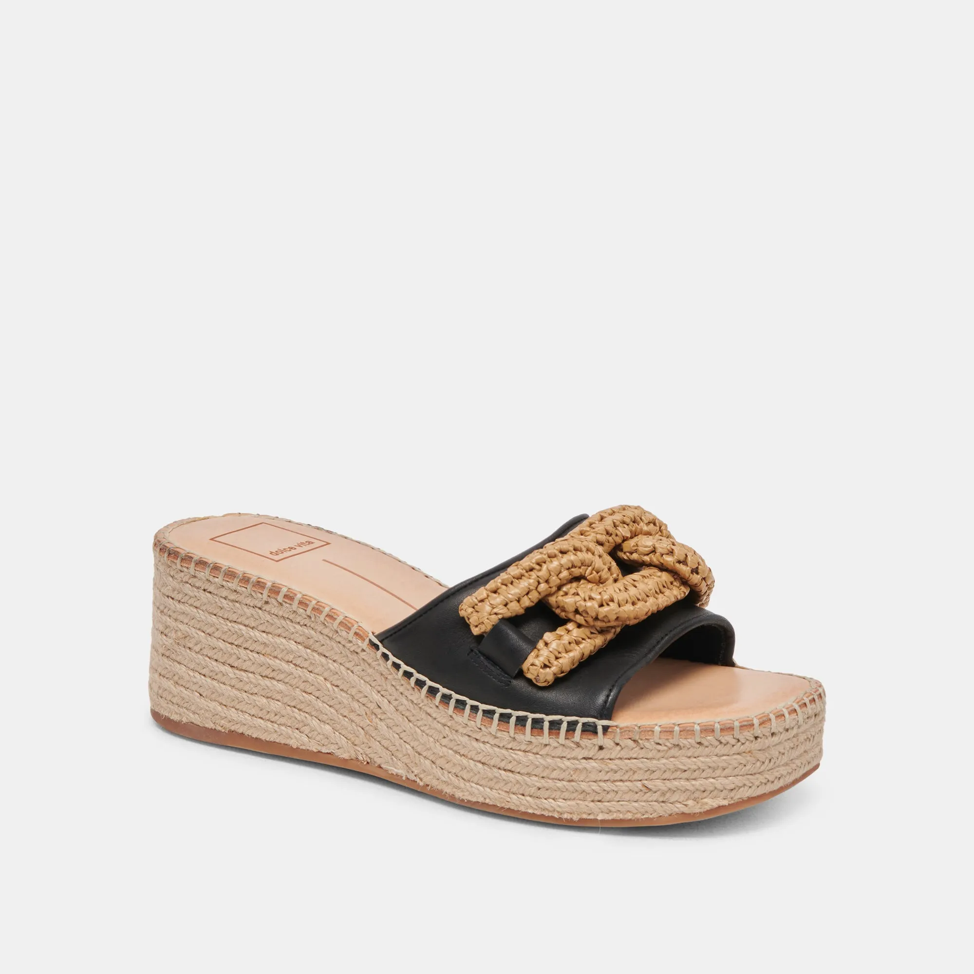 NARNIA SANDALETTEN AUS SCHWARZEM LEDER