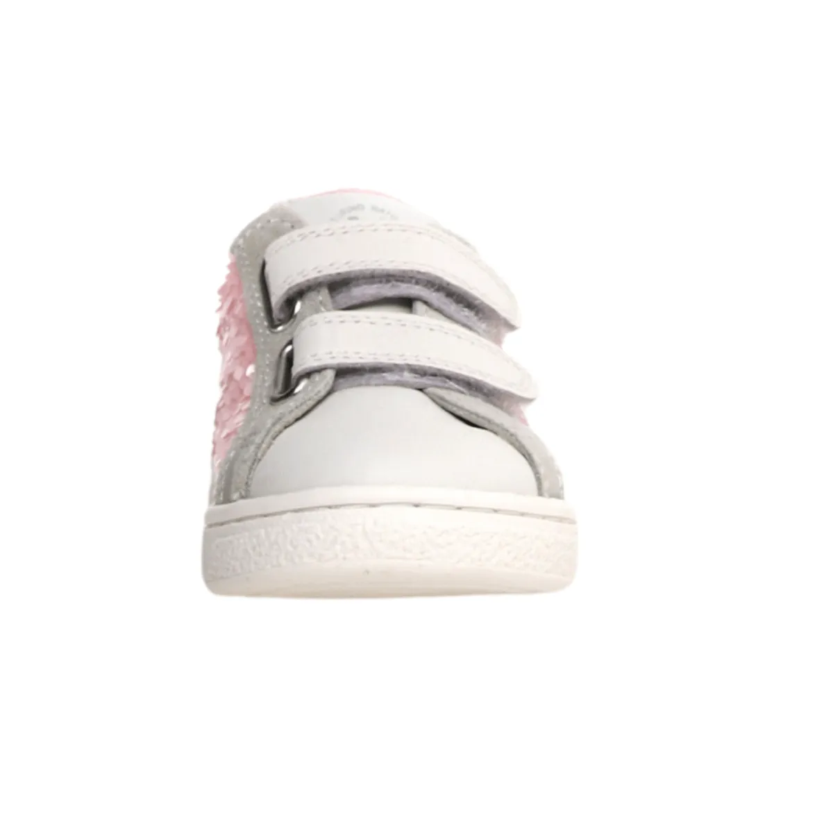 Naturino Mädchen (Größen 27-31) Pinn VL Platin/Grau/Rosa Pailletten Naturino Kinderschuhe