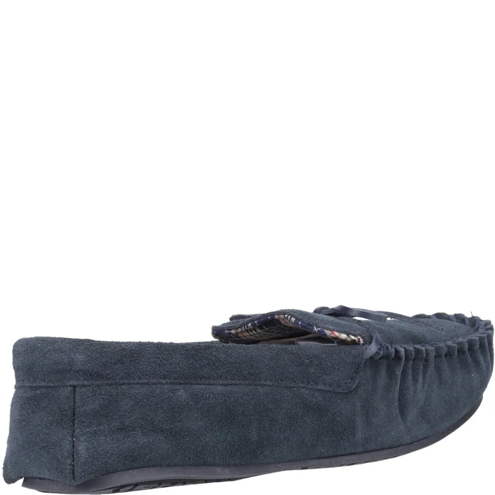 Navy Clyde Hausschuhe