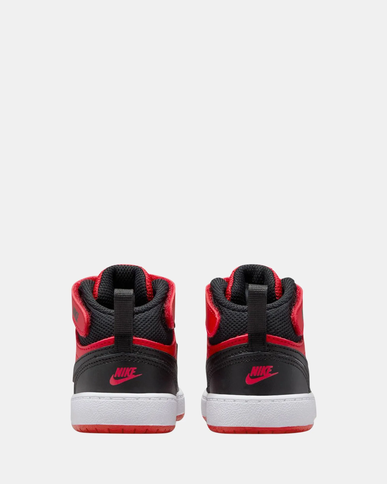 Nike Kinder-Schuhe Court Borough Mid 2 Kleinkind Univ Rot/Schwarz/Weiß