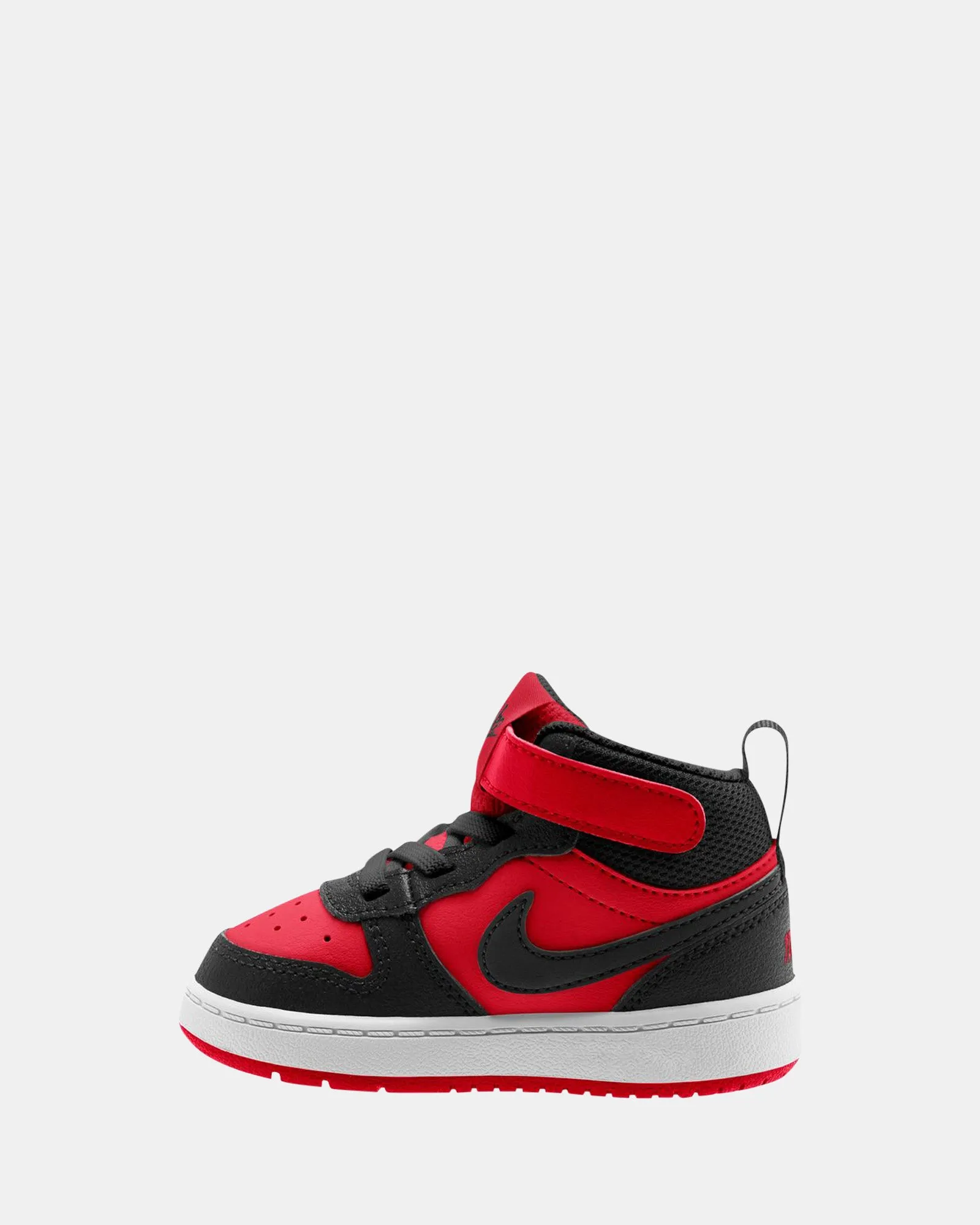 Nike Kinder-Schuhe Court Borough Mid 2 Kleinkind Univ Rot/Schwarz/Weiß