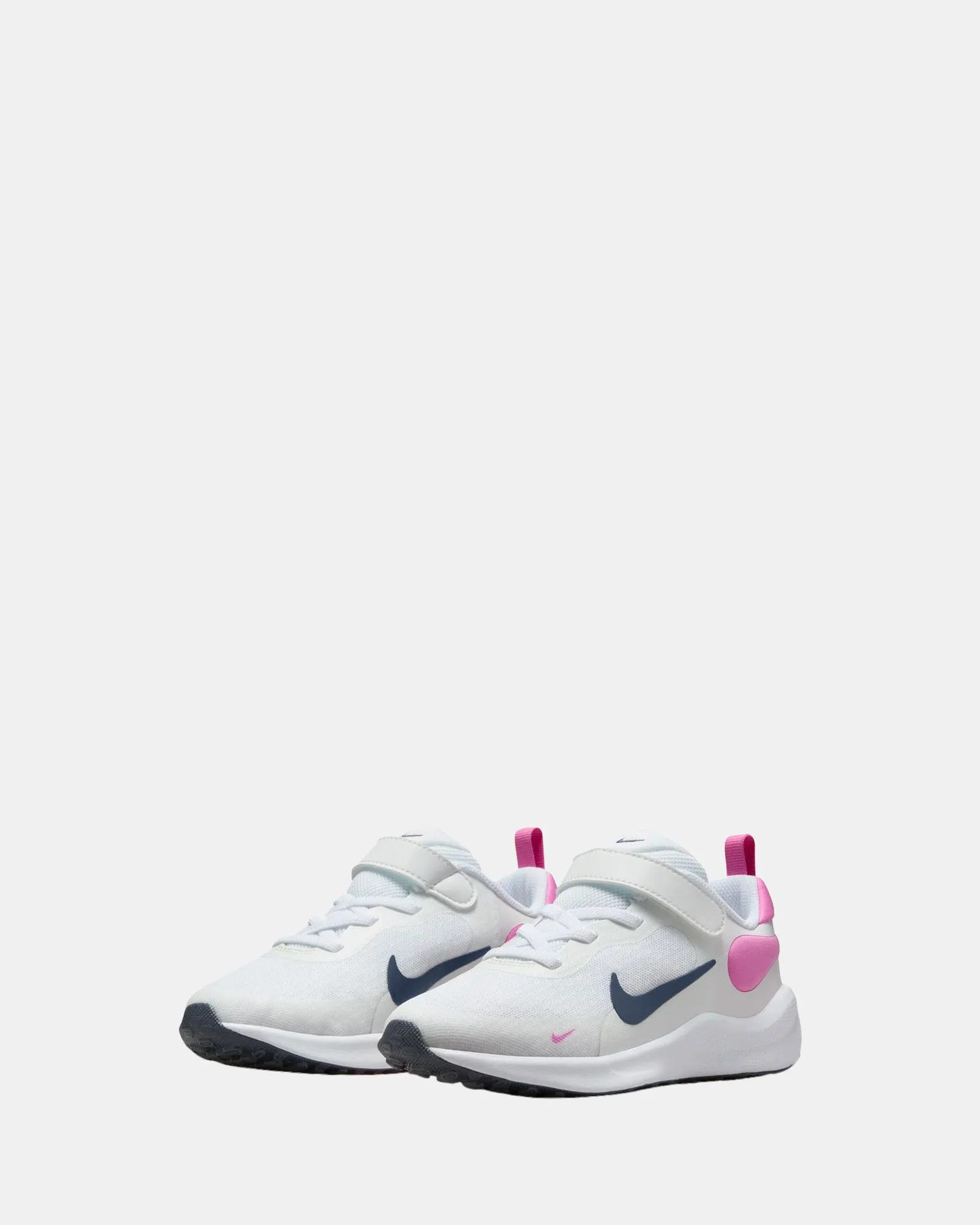 Nike Kinder-Schuhe Revolution 7 Vorschule Weiß/Marine/Spielerisches Rosa