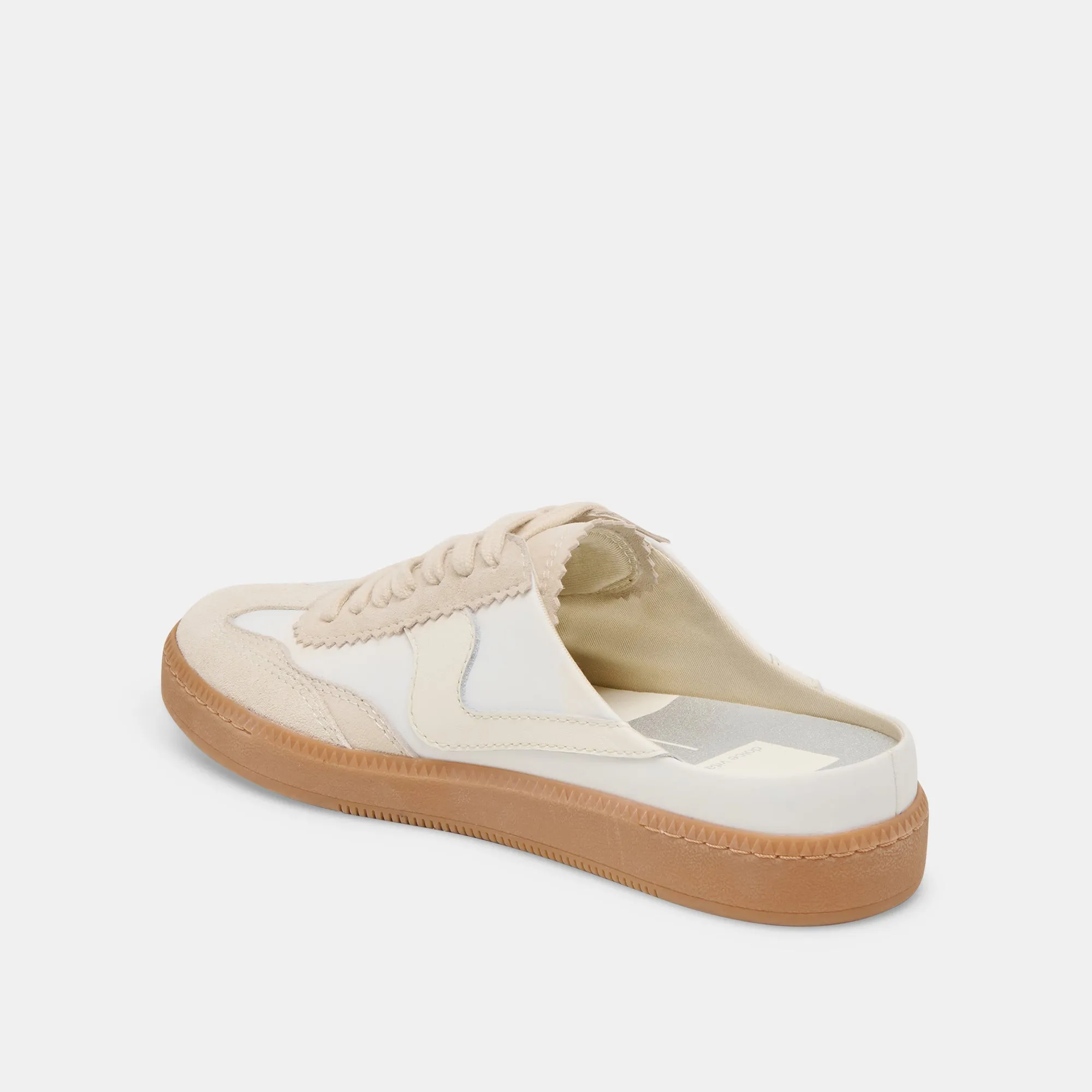 HINWEIS SLIDE SNEAKERS ELFENBEIN MULTI SUEDE