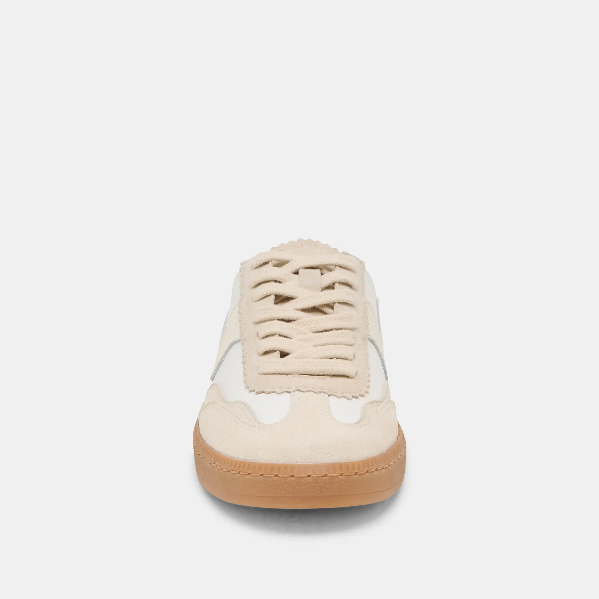 HINWEIS SLIDE SNEAKERS ELFENBEIN MULTI SUEDE