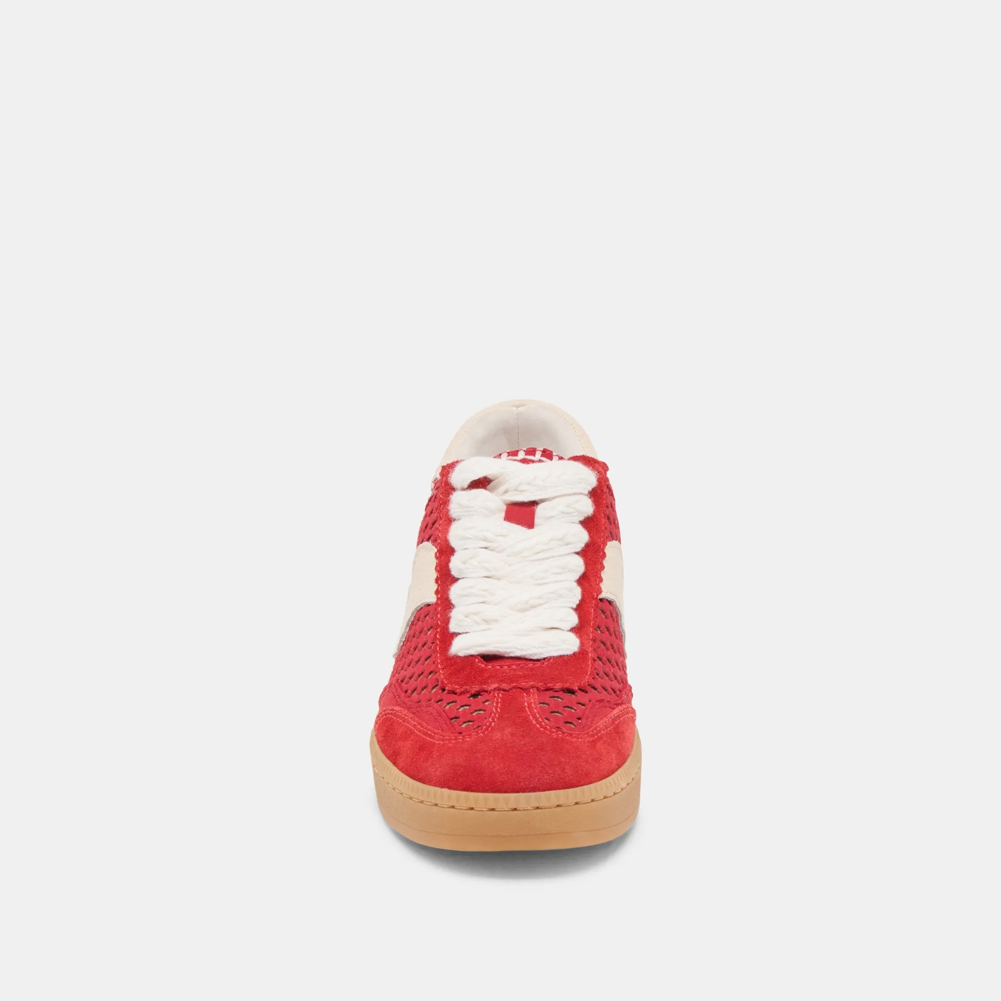 HINWEIS SNEAKERS CHERRY PERFORIERTES NUBUCK
