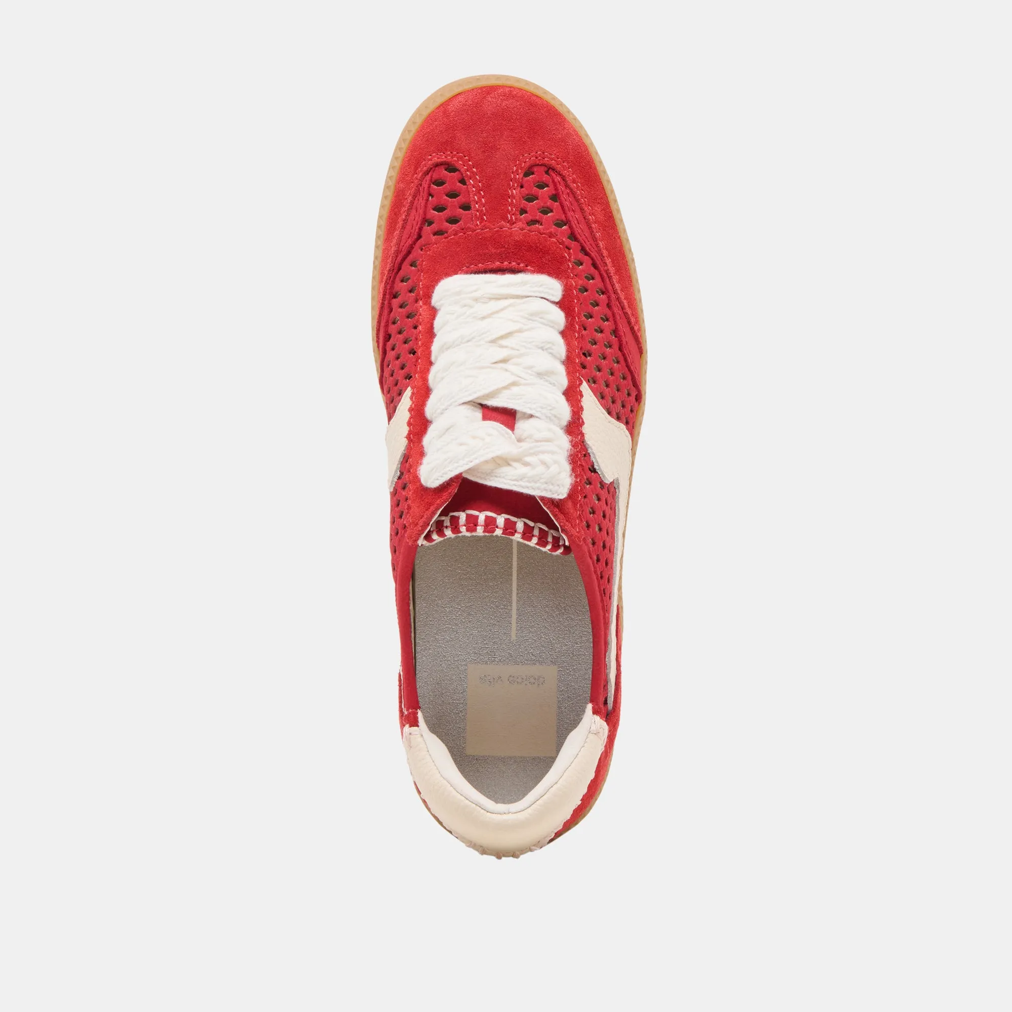 HINWEIS SNEAKERS CHERRY PERFORIERTES NUBUCK