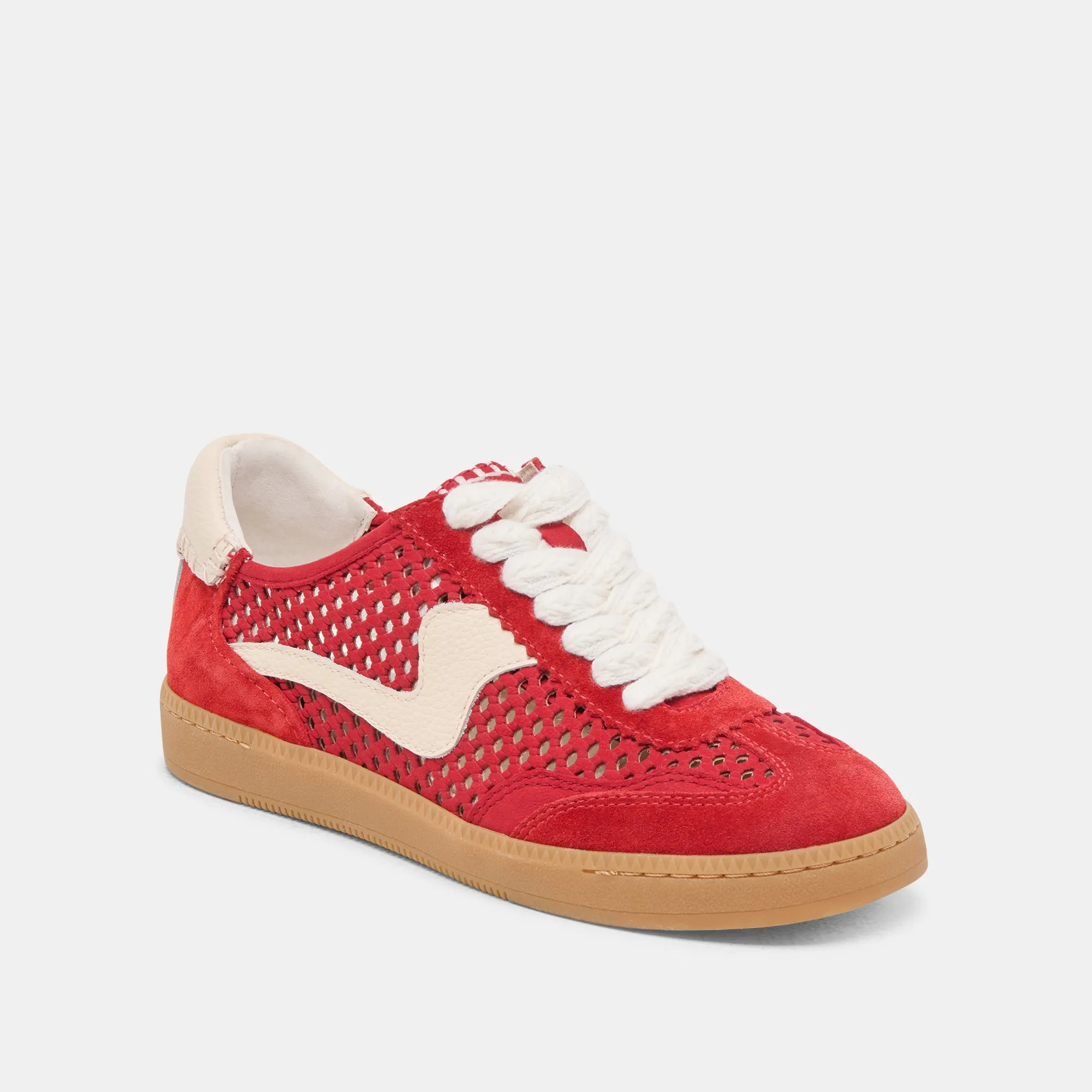 HINWEIS SNEAKERS CHERRY PERFORIERTES NUBUCK