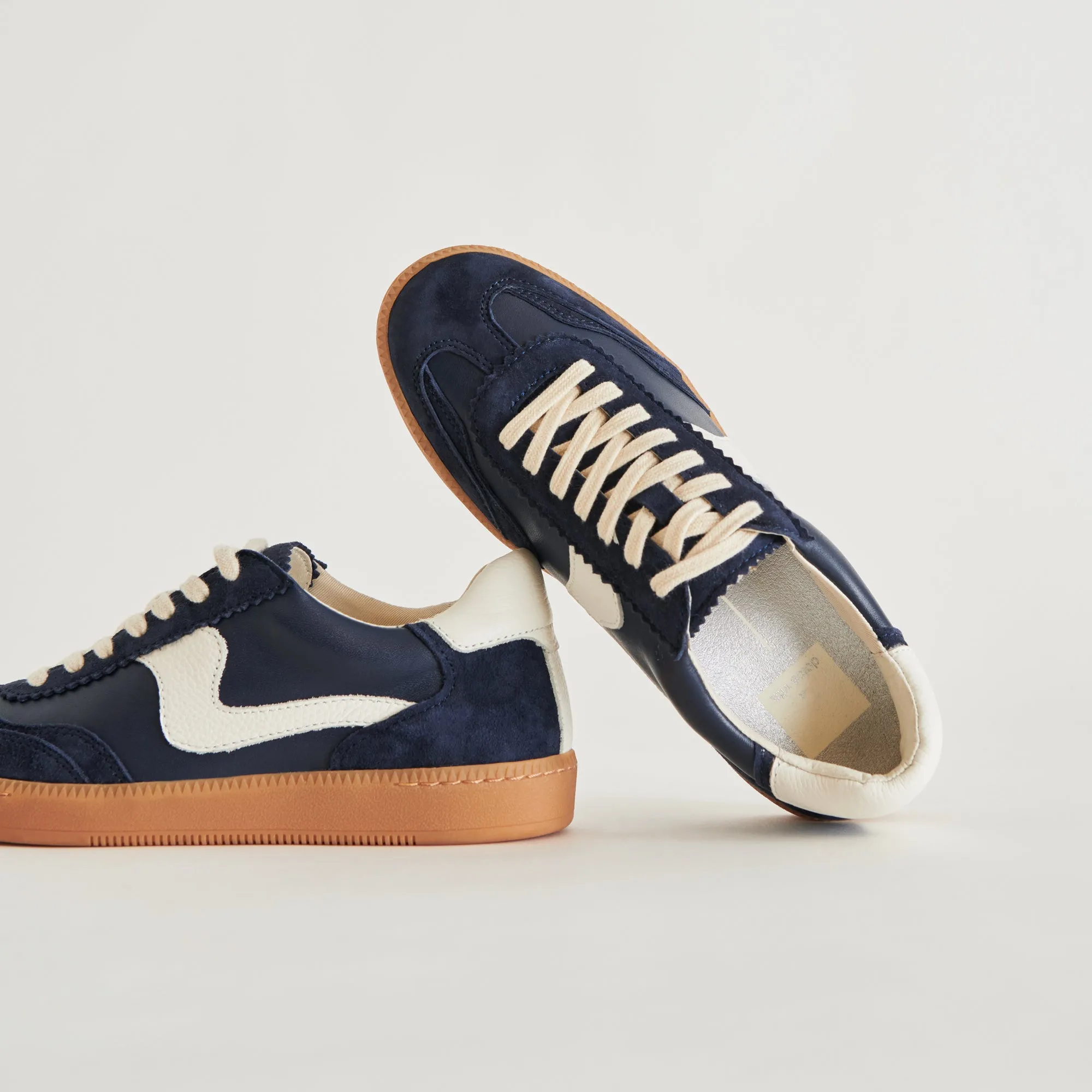 NOTICE SNEAKERS NAVY WILDLEDER