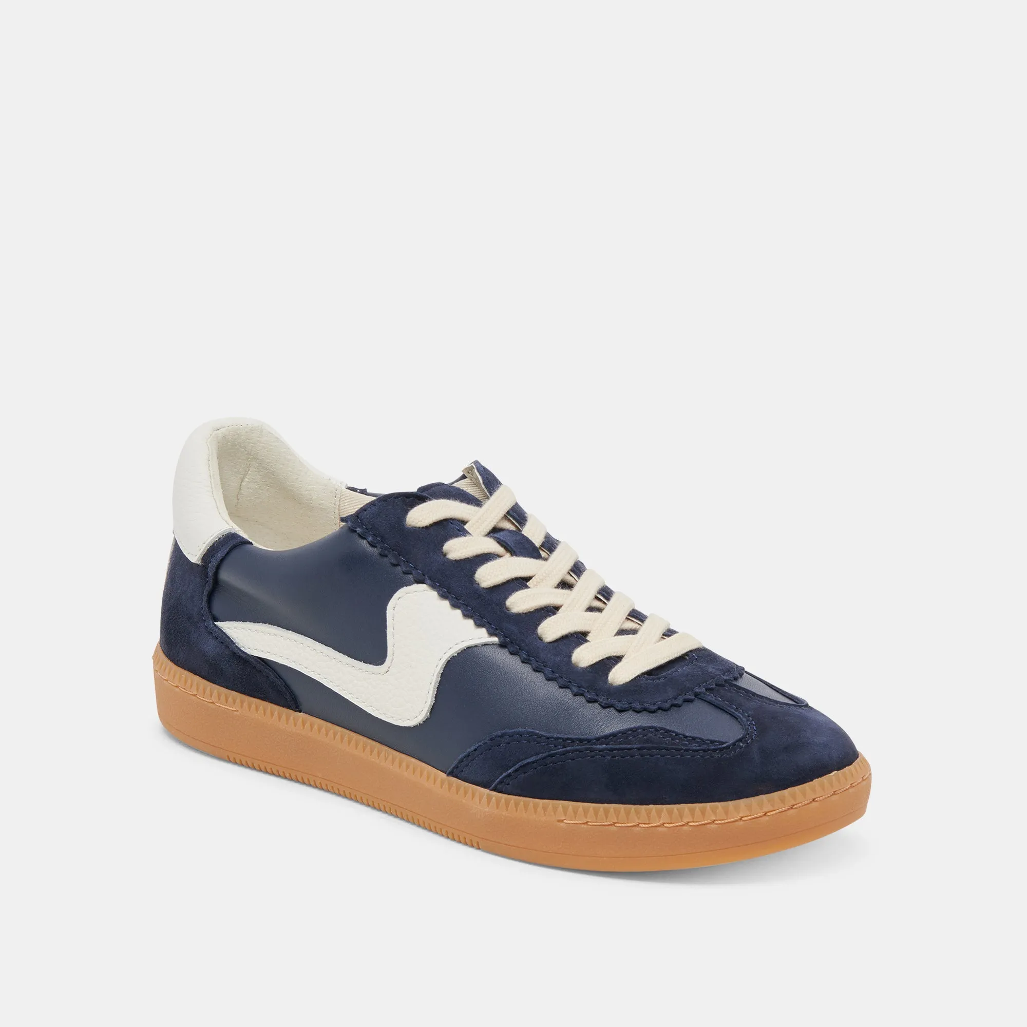 NOTICE SNEAKERS NAVY WILDLEDER