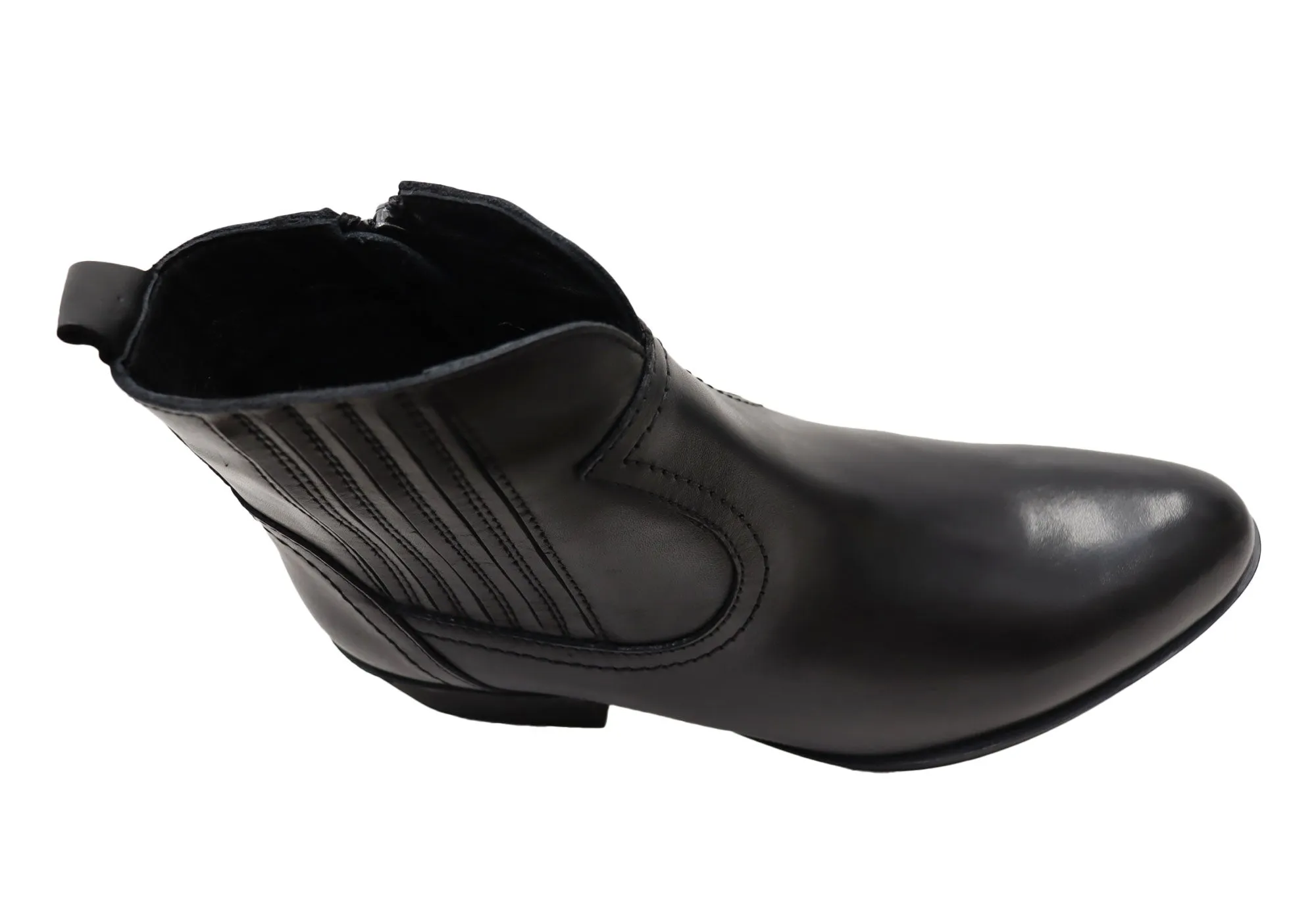 Orizonte Alotti Damen Europäische Bequeme Leder Knöchelstiefel Orizonte Schuhe