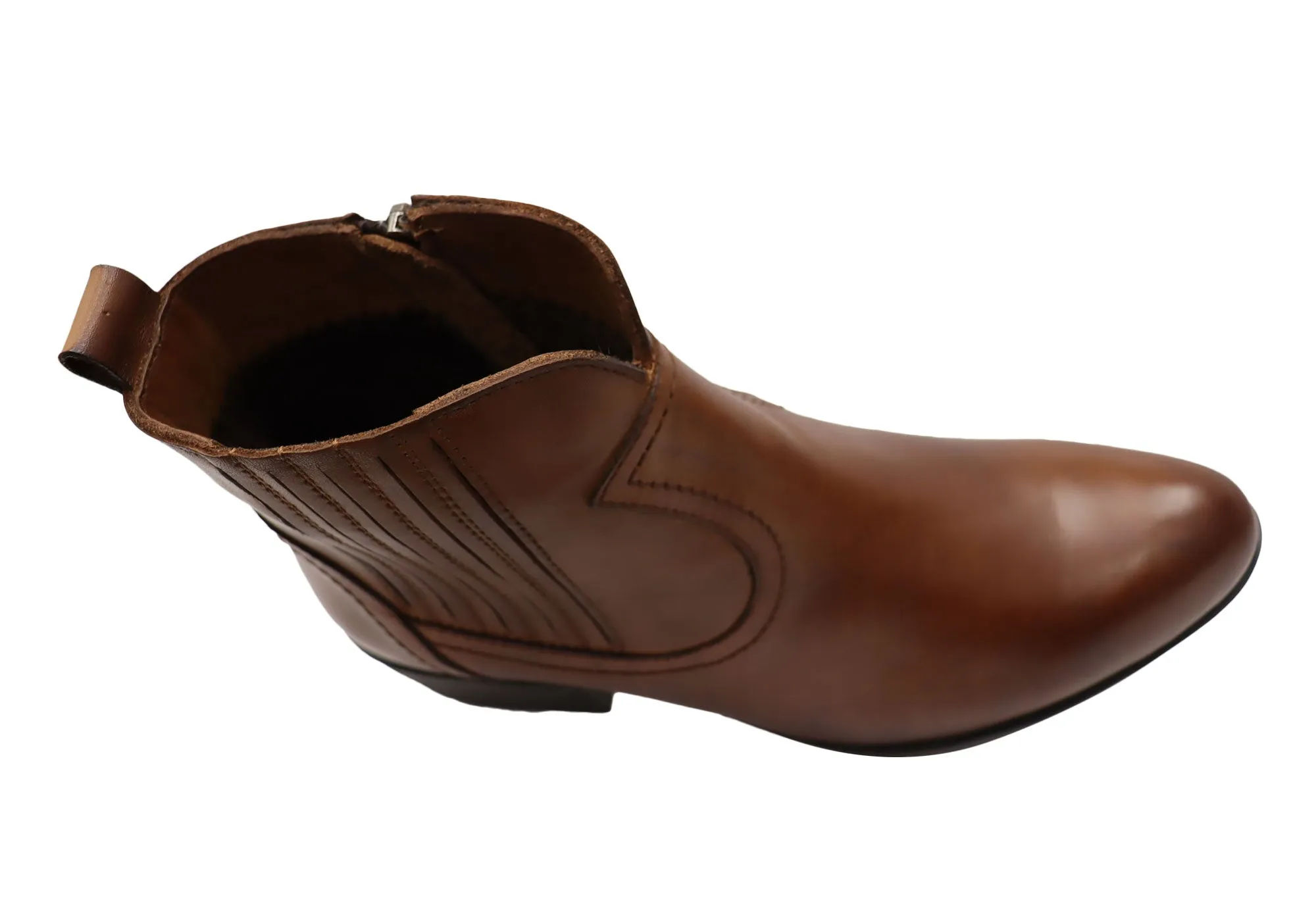 Orizonte Alotti Damen Europäische Bequeme Leder Knöchelstiefel Orizonte Schuhe
