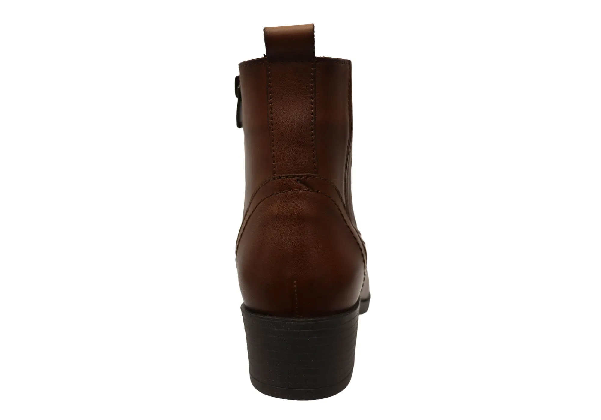 Orizonte Alotti Damen Europäische Bequeme Leder Knöchelstiefel Orizonte Schuhe