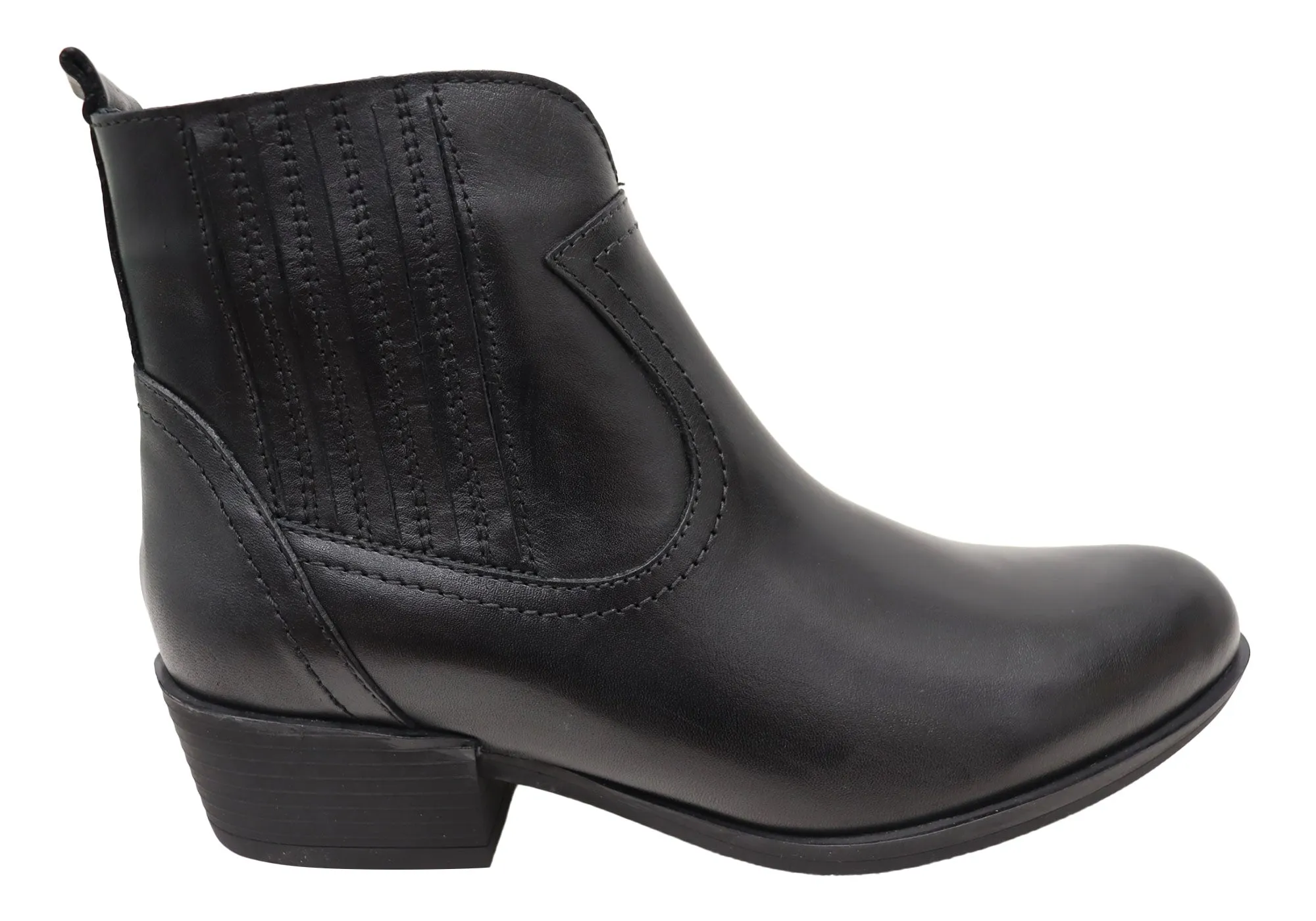 Orizonte Alotti Damen Europäische Bequeme Leder Knöchelstiefel Orizonte Schuhe
