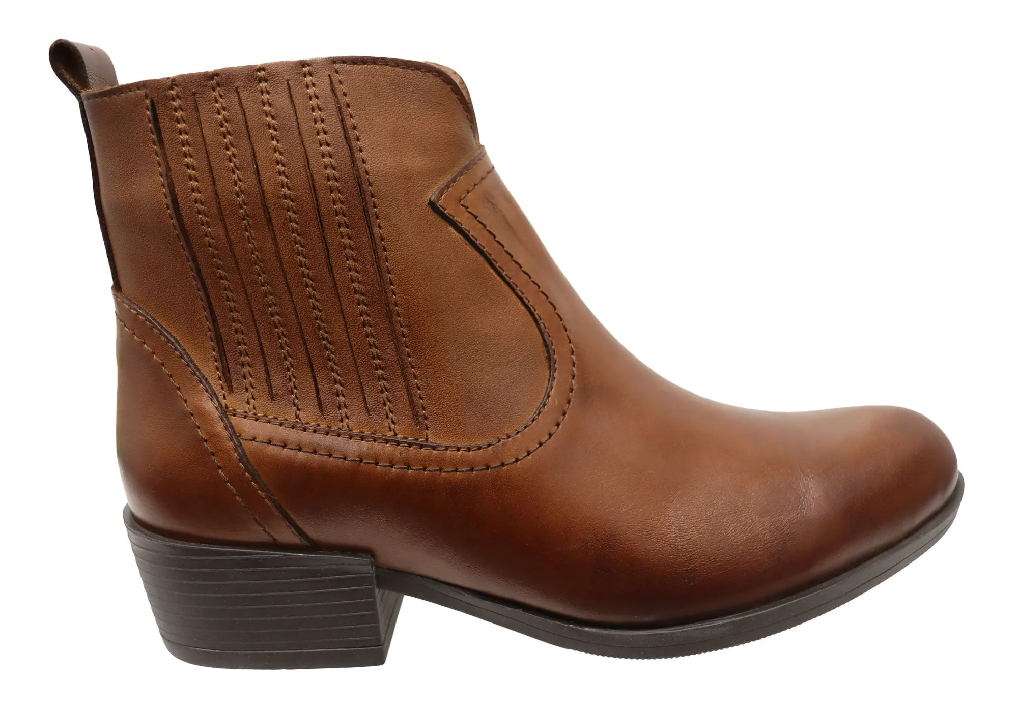 Orizonte Alotti Damen Europäische Bequeme Leder Knöchelstiefel Orizonte Schuhe