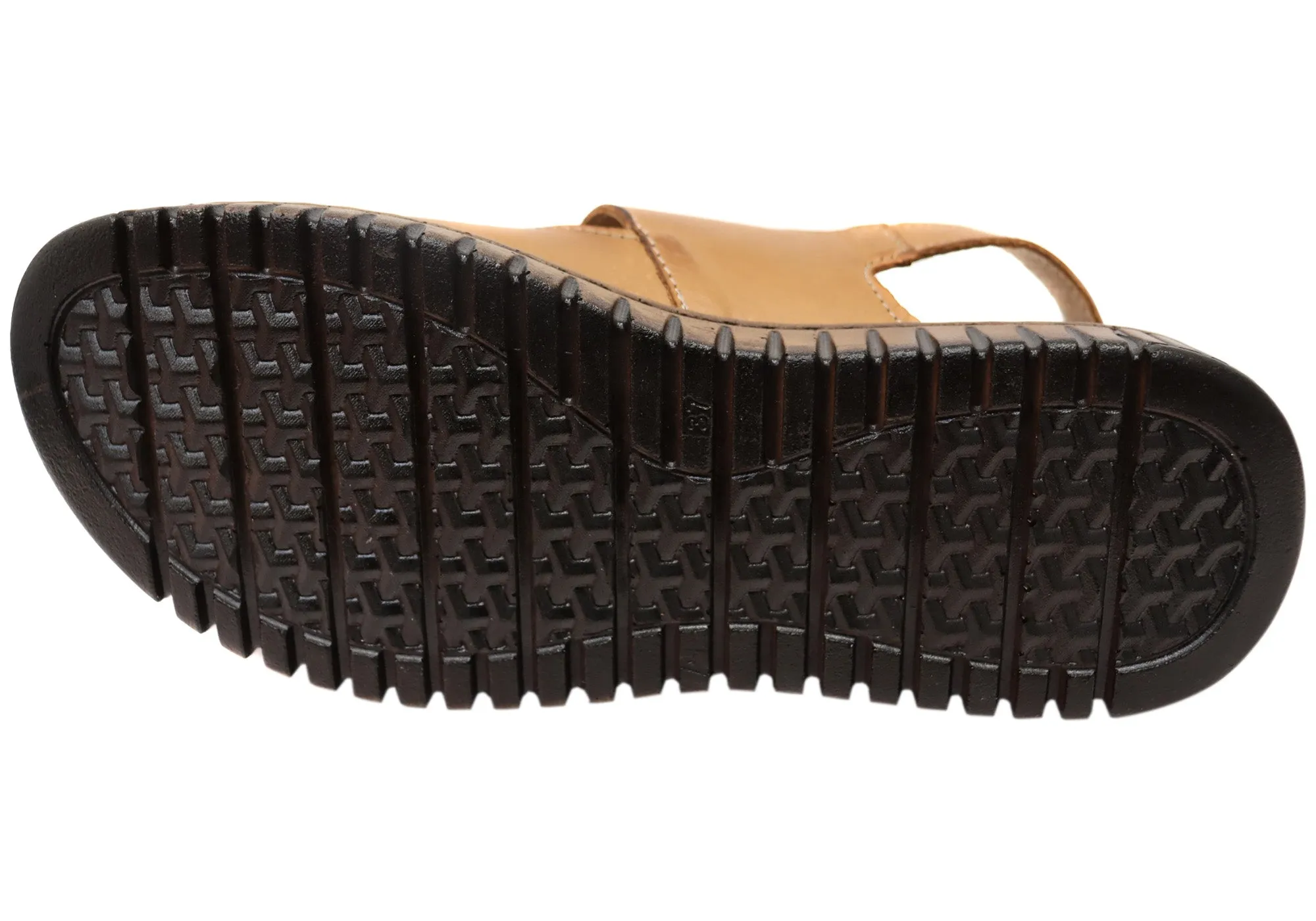 Orizonte Alvie Damen Bequeme Europäische Leder Sandalen Mit Verstellbarem Riemen Orizonte Schuhe