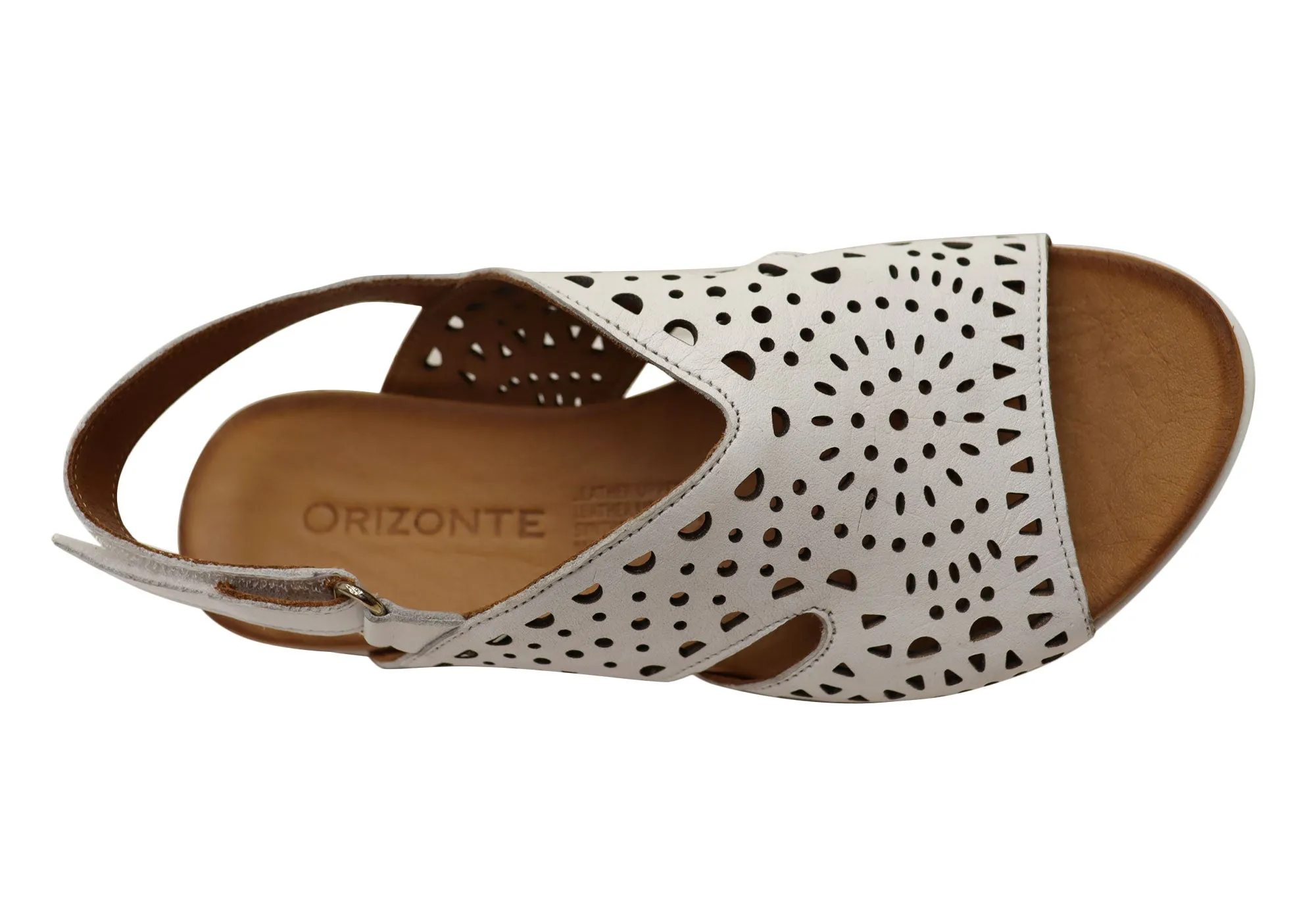 Orizonte Arkia Damen Bequeme Europäische Ledersandalen Orizonte Schuhe
