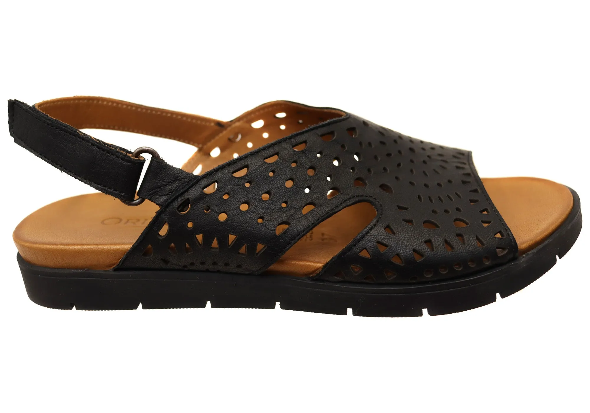 Orizonte Arkia Damen Bequeme Europäische Ledersandalen Orizonte Schuhe