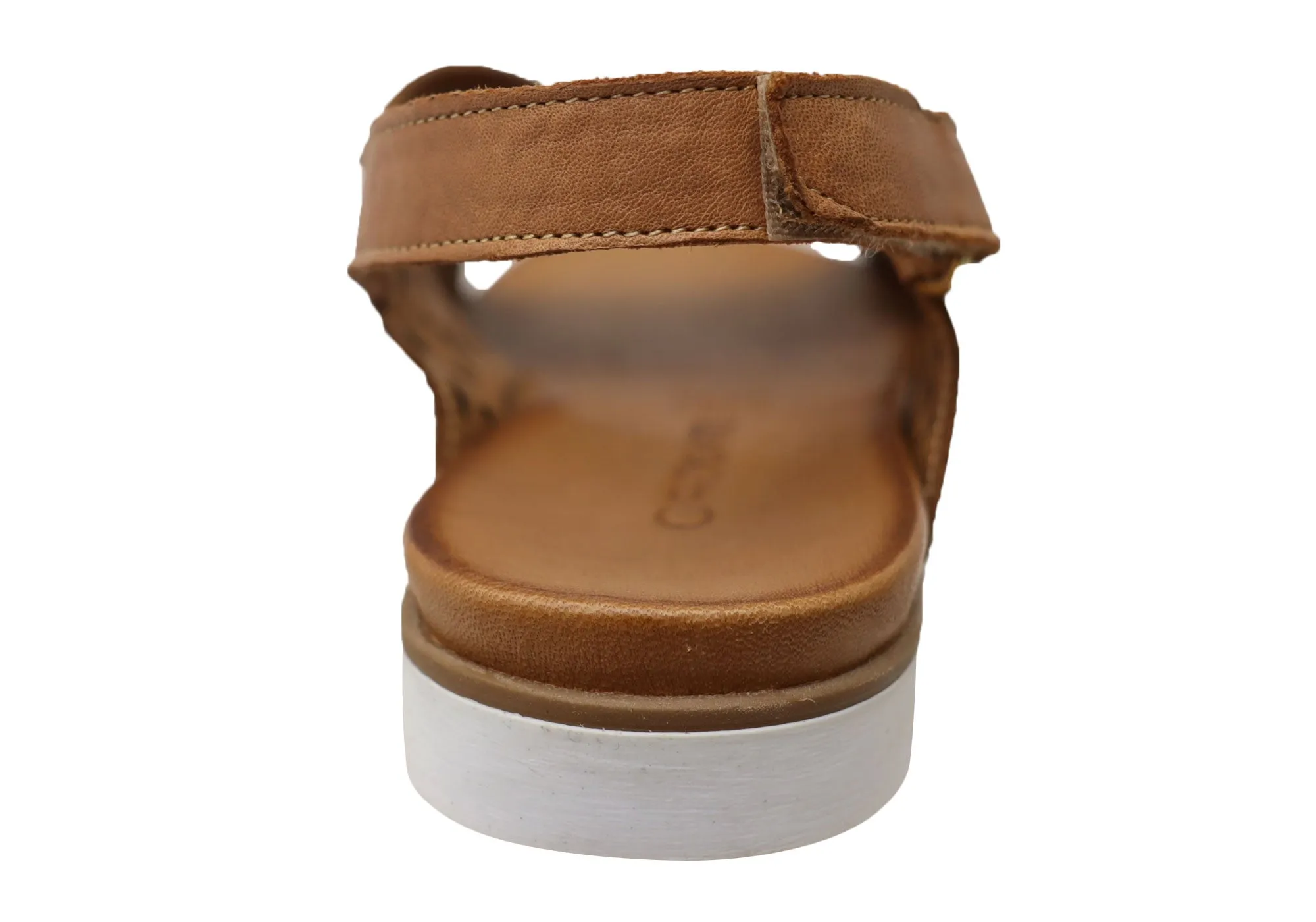 Orizonte Arkia Damen Bequeme Europäische Ledersandalen Orizonte Schuhe