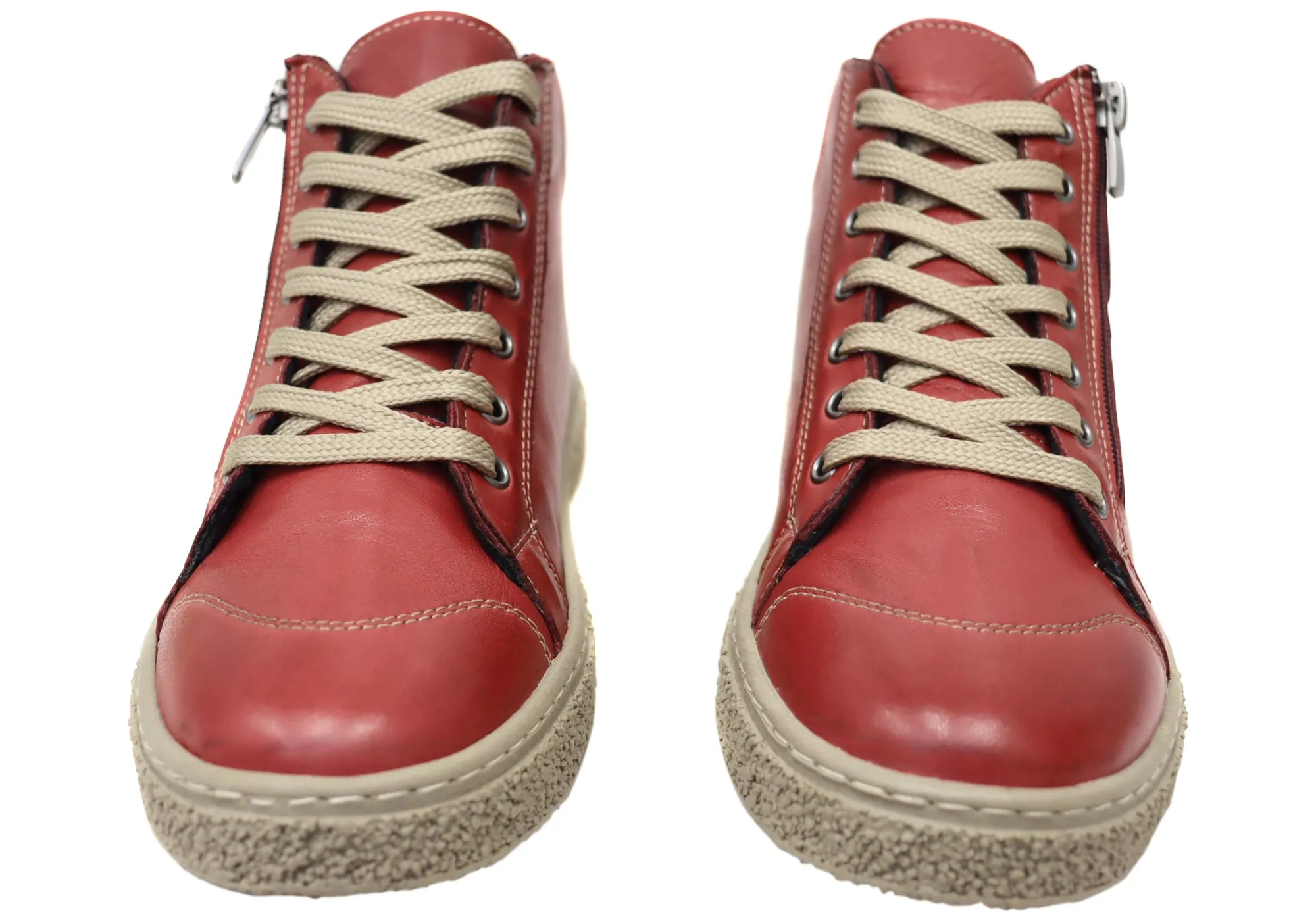 Orizonte Bribie Damen Europäische Bequeme Leder Knöchelstiefel Orizonte Schuhe
