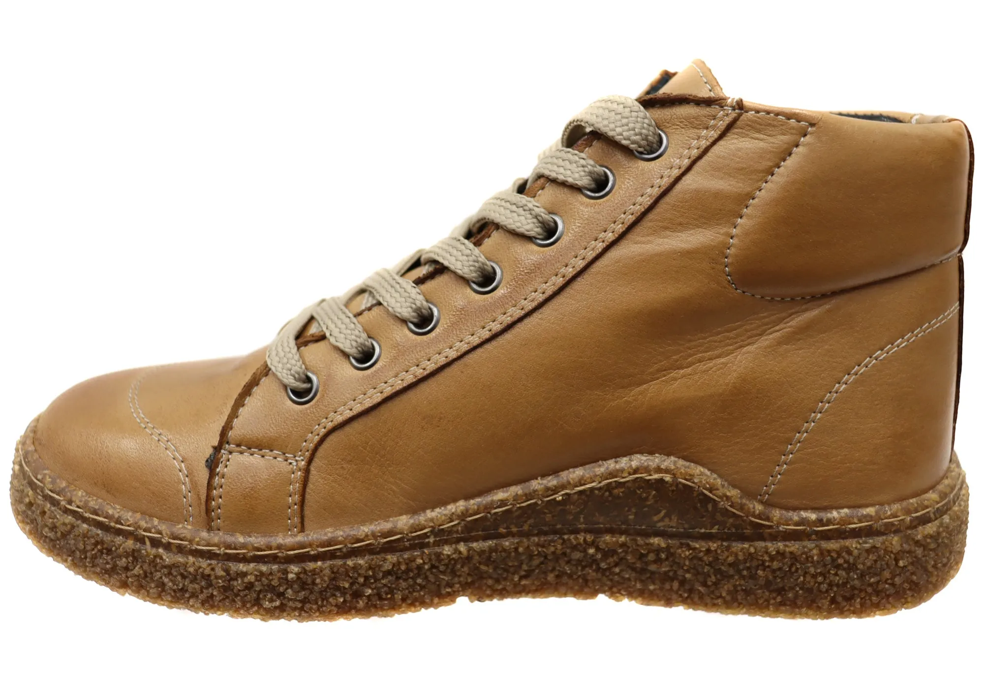 Orizonte Bribie Damen Europäische Bequeme Leder Knöchelstiefel Orizonte Schuhe