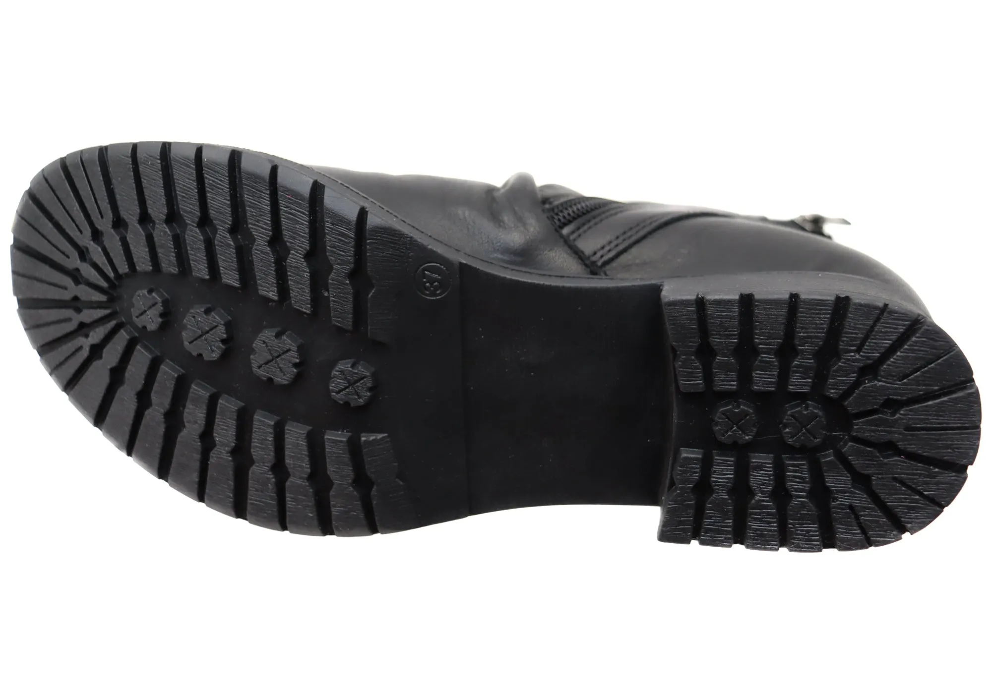 Orizonte Castle Damen Europäische Bequeme Leder Knöchelstiefel Orizonte Schuhe