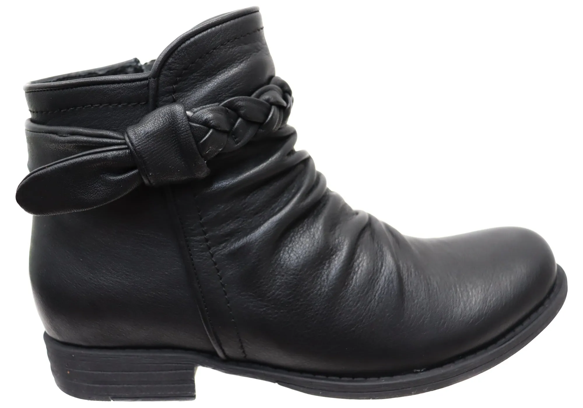 Orizonte Devo Damen Europäische Bequeme Leder Knöchelstiefel Orizonte Schuhe