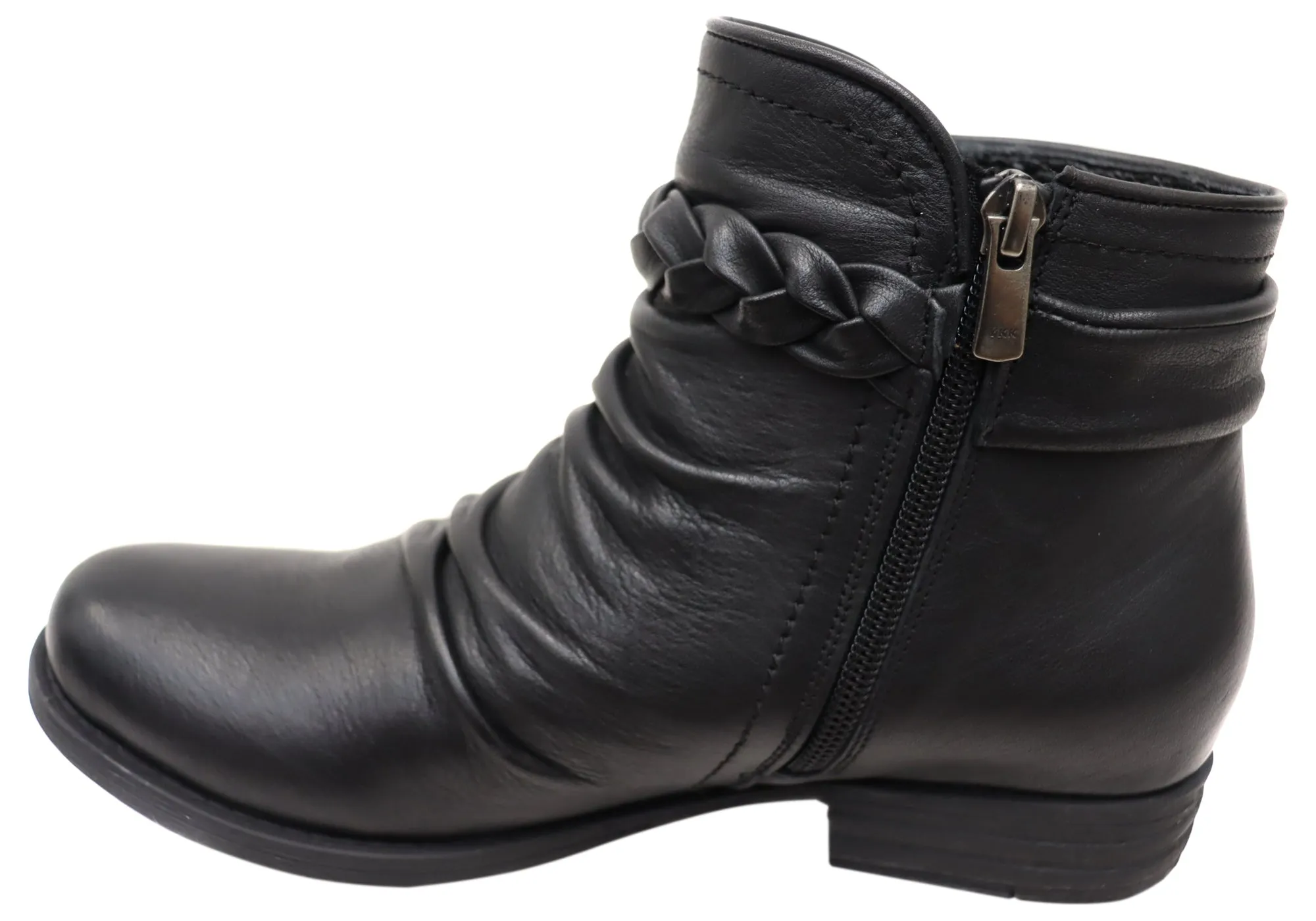 Orizonte Devo Damen Europäische Bequeme Leder Knöchelstiefel Orizonte Schuhe