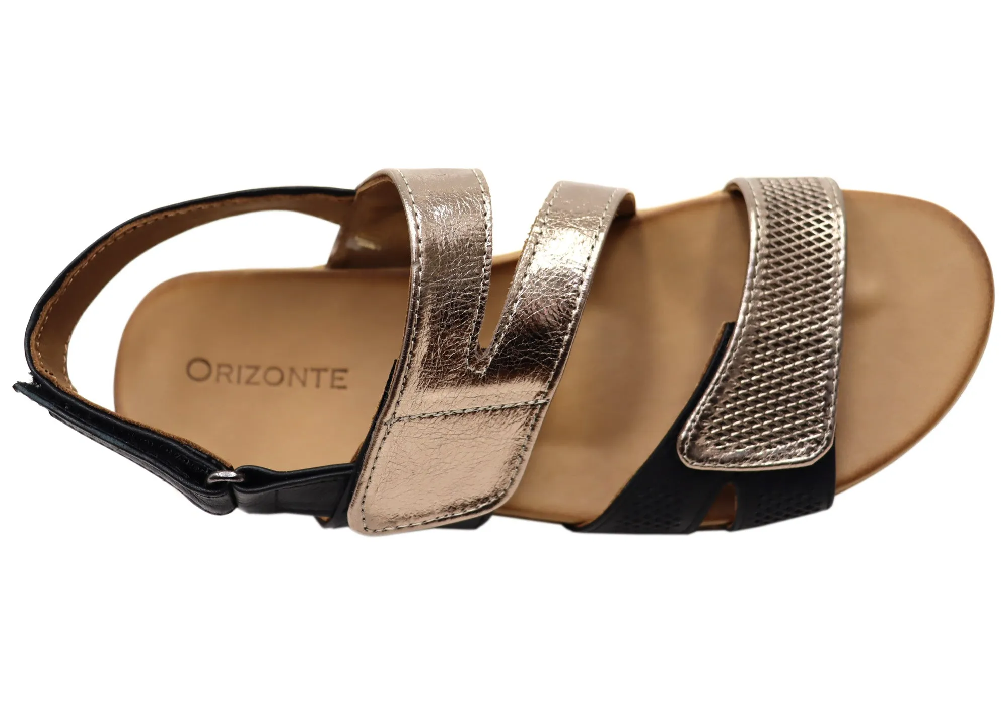 Orizonte Fawkner Damen Bequeme Europäische Ledersandalen Orizonte Schuhe