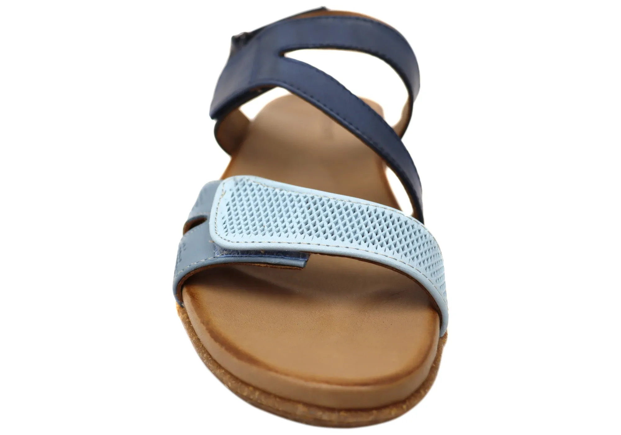 Orizonte Fawkner Damen Bequeme Europäische Ledersandalen Orizonte Schuhe