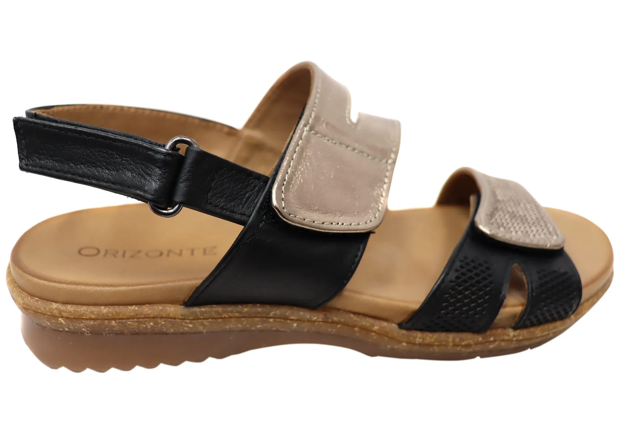 Orizonte Fawkner Damen Bequeme Europäische Ledersandalen Orizonte Schuhe