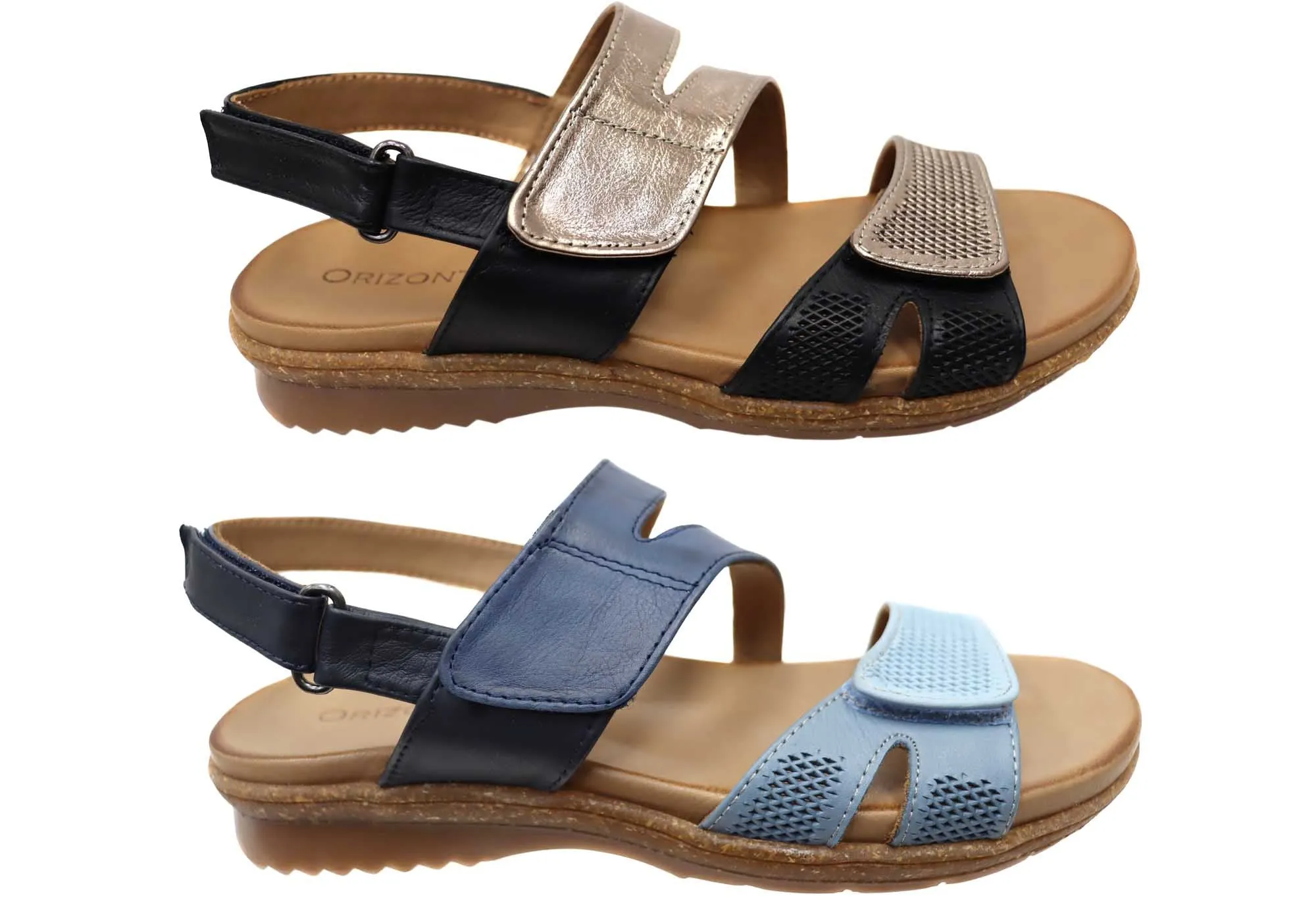 Orizonte Fawkner Damen Bequeme Europäische Ledersandalen Orizonte Schuhe