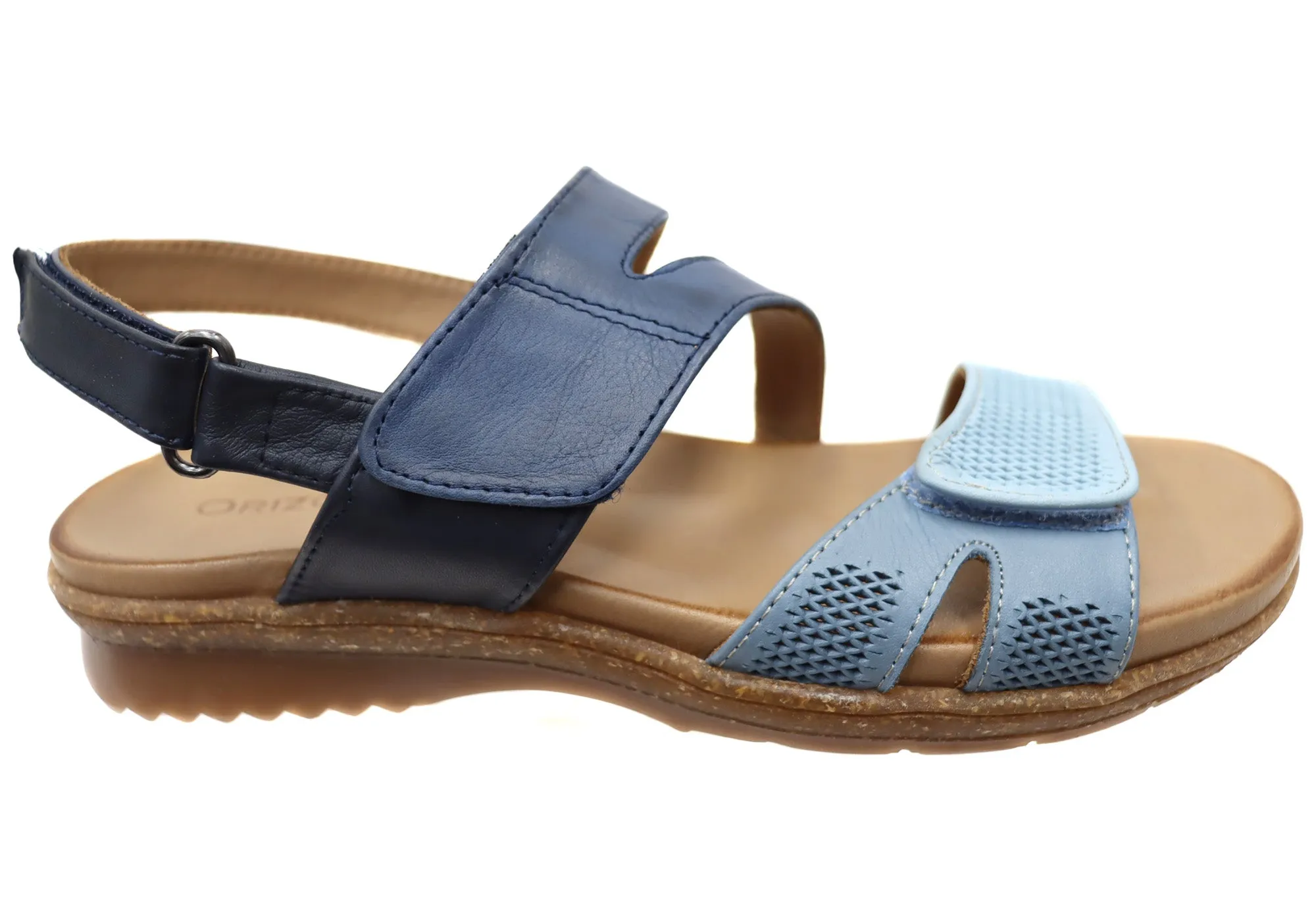 Orizonte Fawkner Damen Bequeme Europäische Ledersandalen Orizonte Schuhe