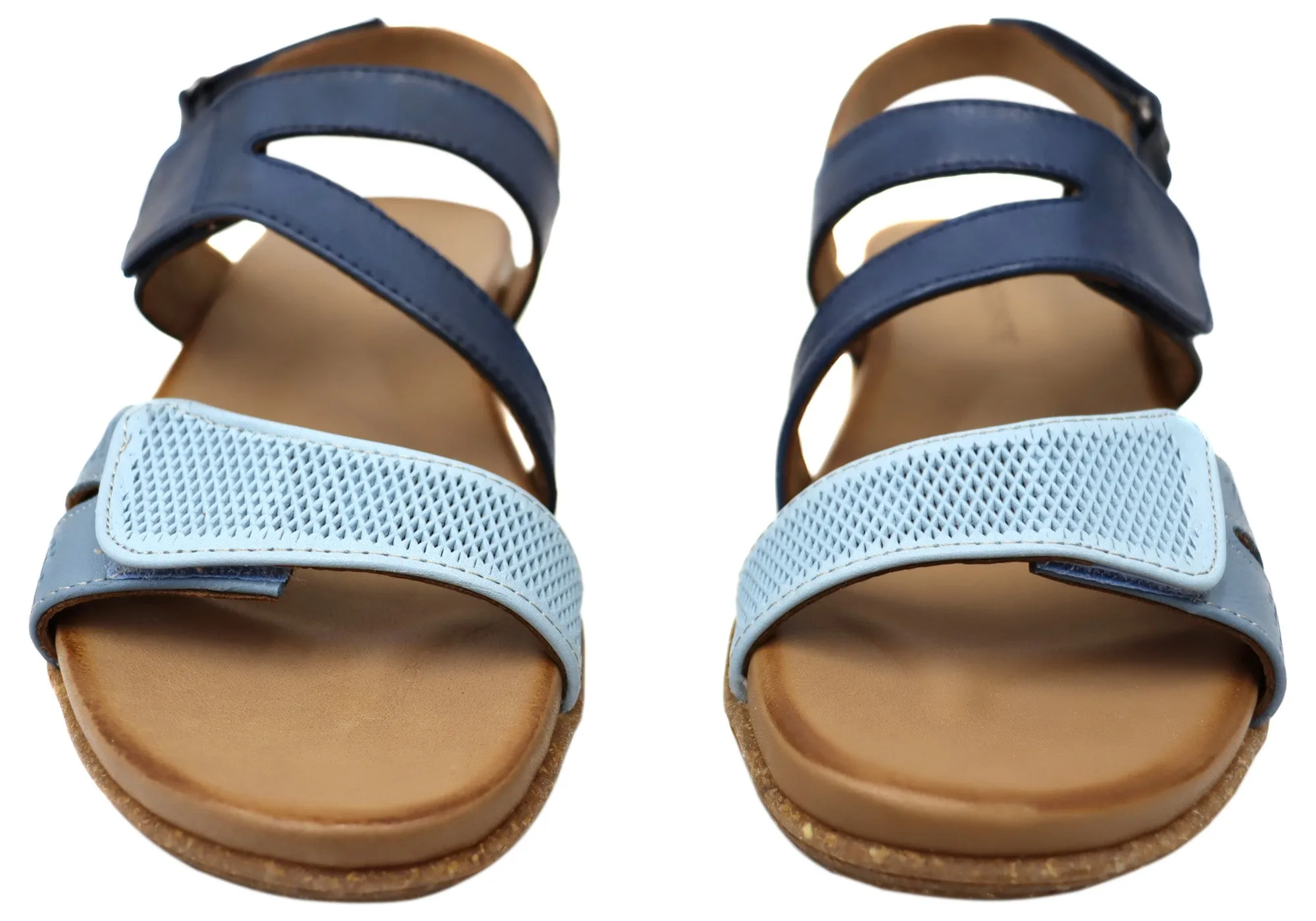 Orizonte Fawkner Damen Bequeme Europäische Ledersandalen Orizonte Schuhe