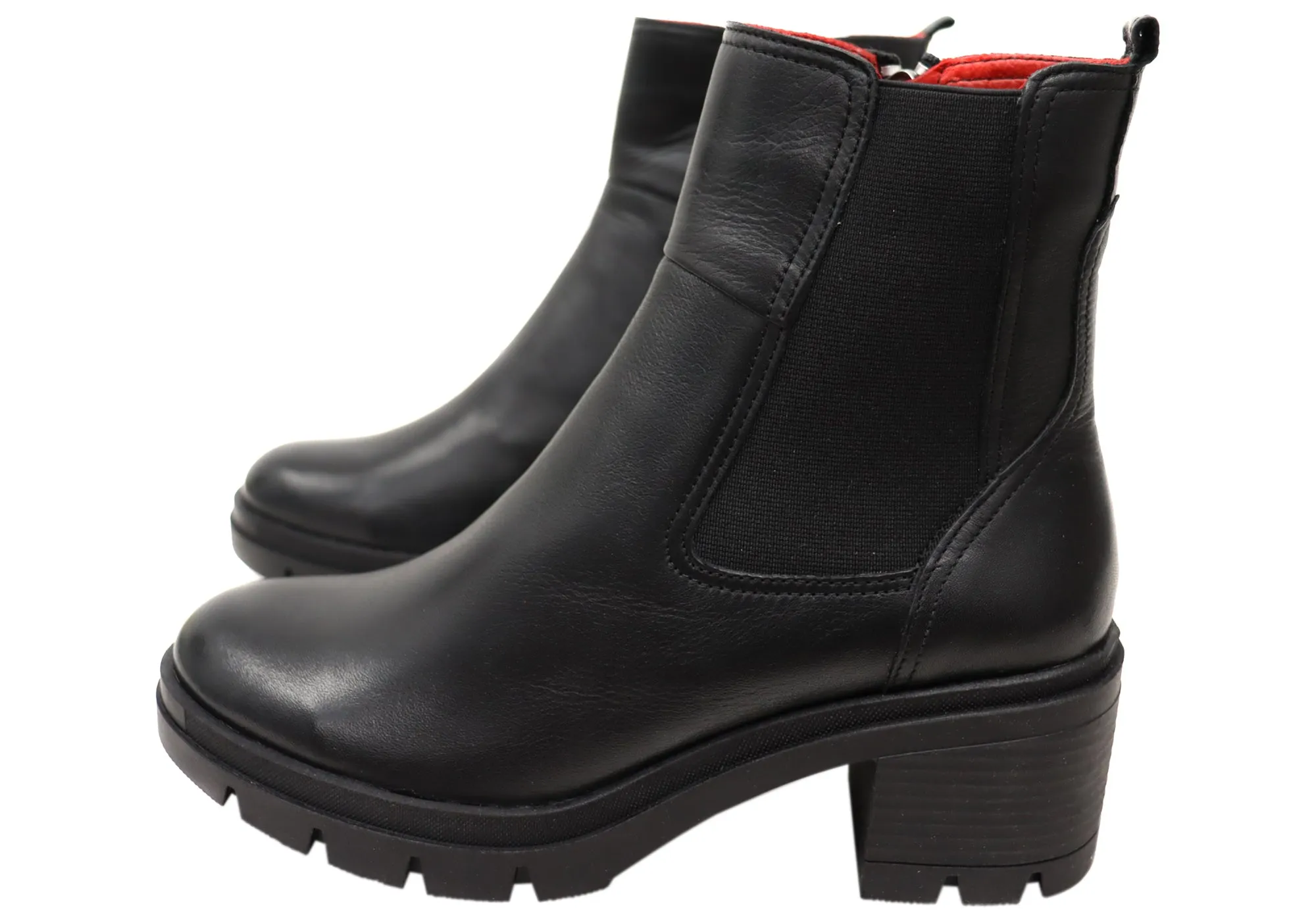 Orizonte Halifax Damen Europäische Bequeme Leder Knöchelstiefel Orizonte Schuhe