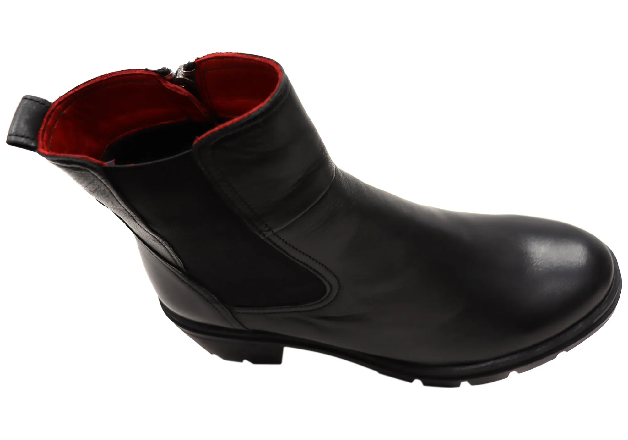 Orizonte Halifax Damen Europäische Bequeme Leder Knöchelstiefel Orizonte Schuhe