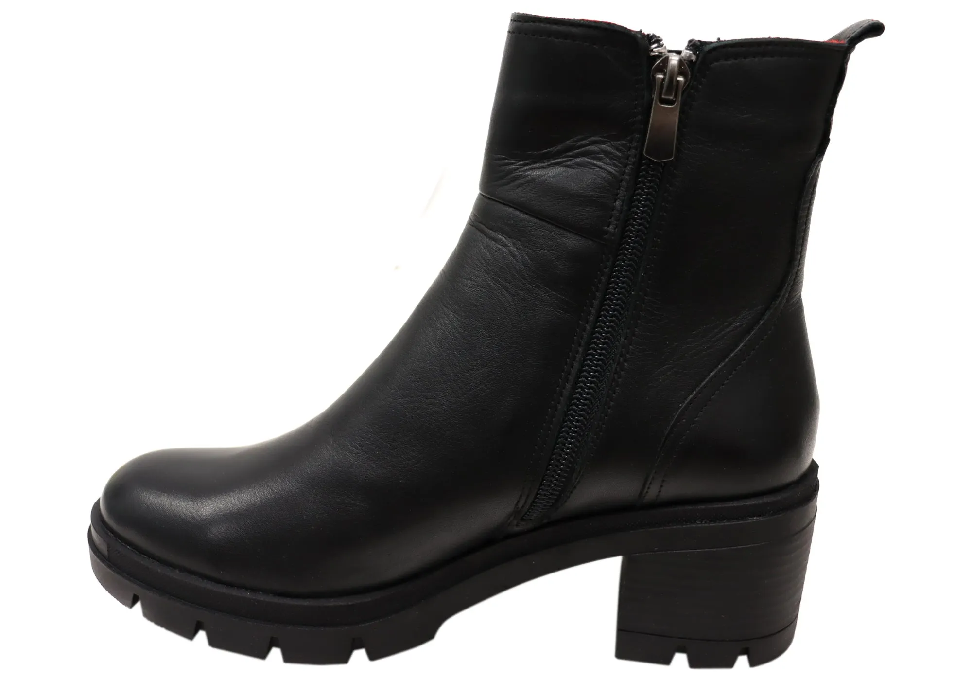 Orizonte Halifax Damen Europäische Bequeme Leder Knöchelstiefel Orizonte Schuhe