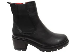 Orizonte Halifax Damen Europäische Bequeme Leder Knöchelstiefel Orizonte Schuhe