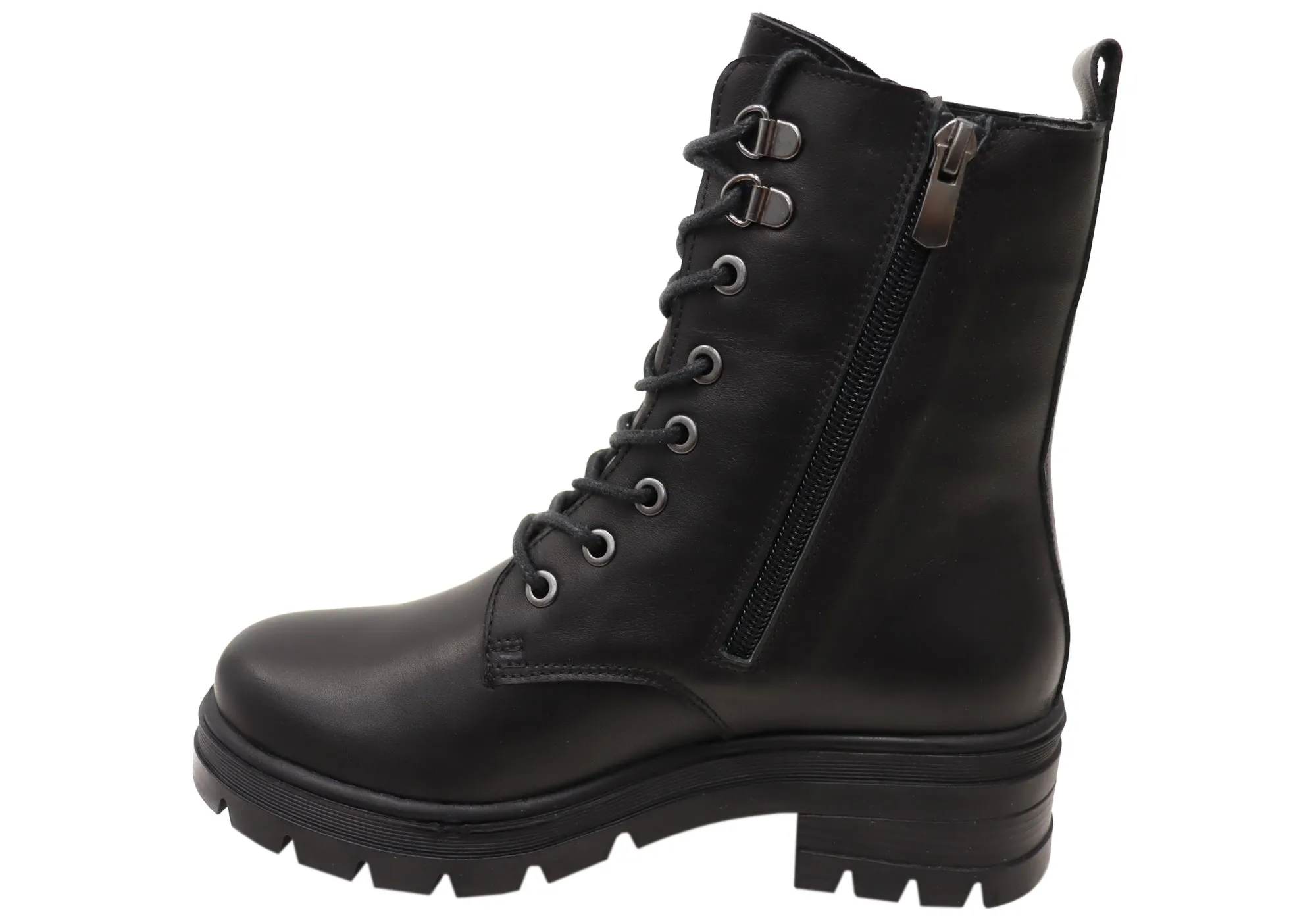 Orizonte Hillcrest Damen Europäische Bequeme Lederstiefel Orizonte Schuhe