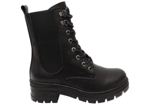 Orizonte Hillcrest Damen Europäische Bequeme Lederstiefel Orizonte Schuhe