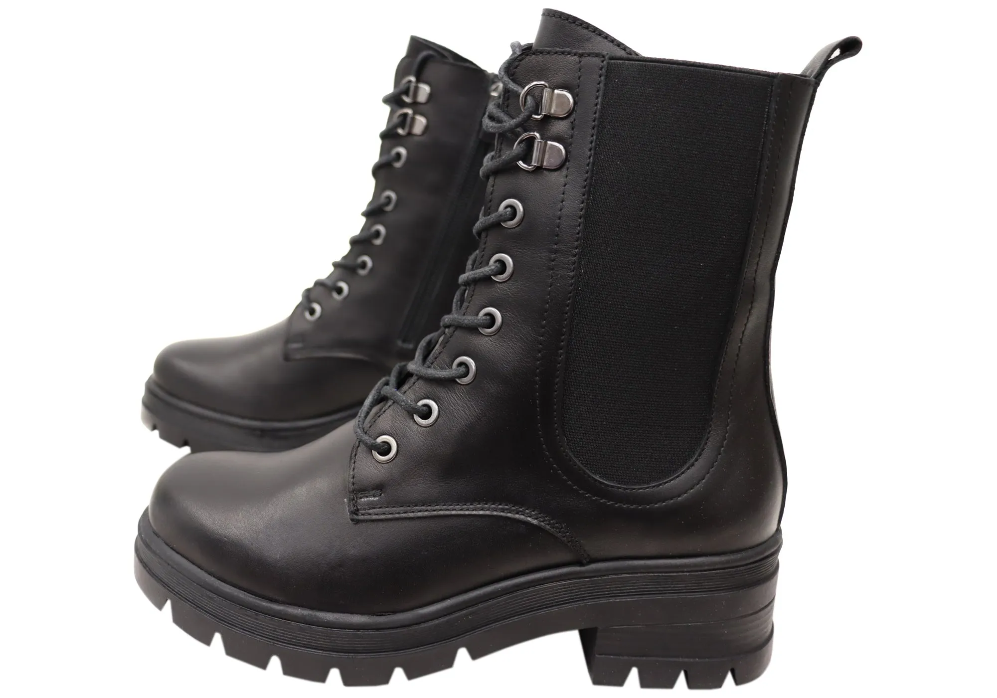 Orizonte Hillcrest Damen Europäische Bequeme Lederstiefel Orizonte Schuhe