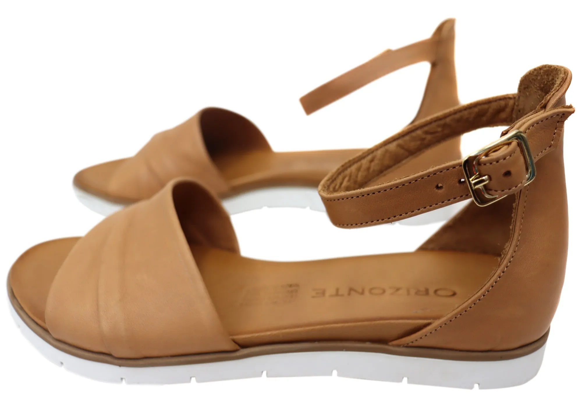 Orizonte Kasper Damen Bequeme Europäische Ledersandalen Orizonte Schuhe