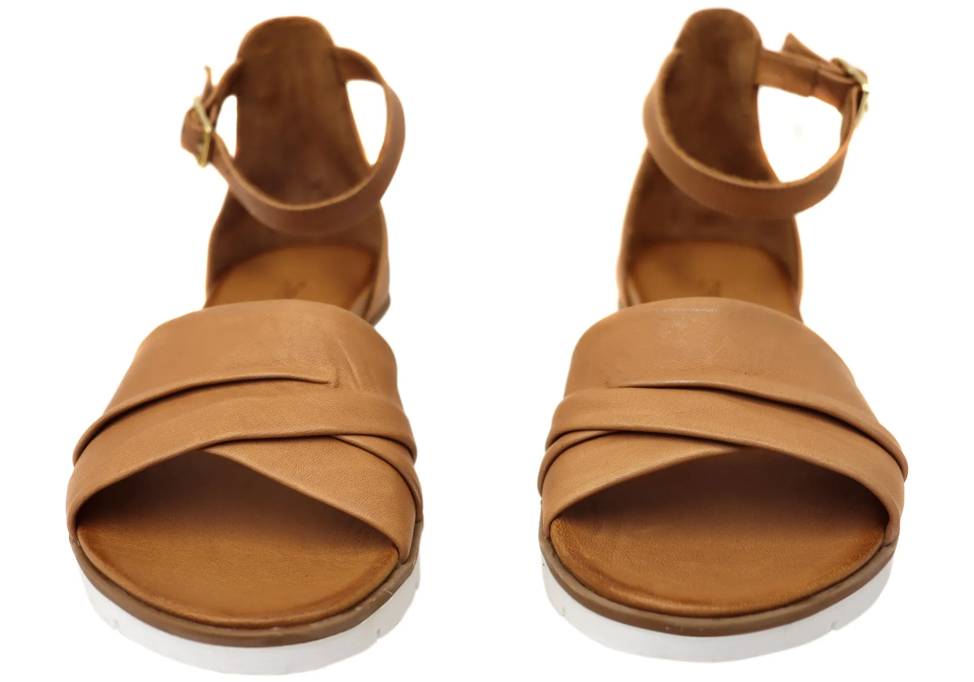 Orizonte Kasper Damen Bequeme Europäische Ledersandalen Orizonte Schuhe