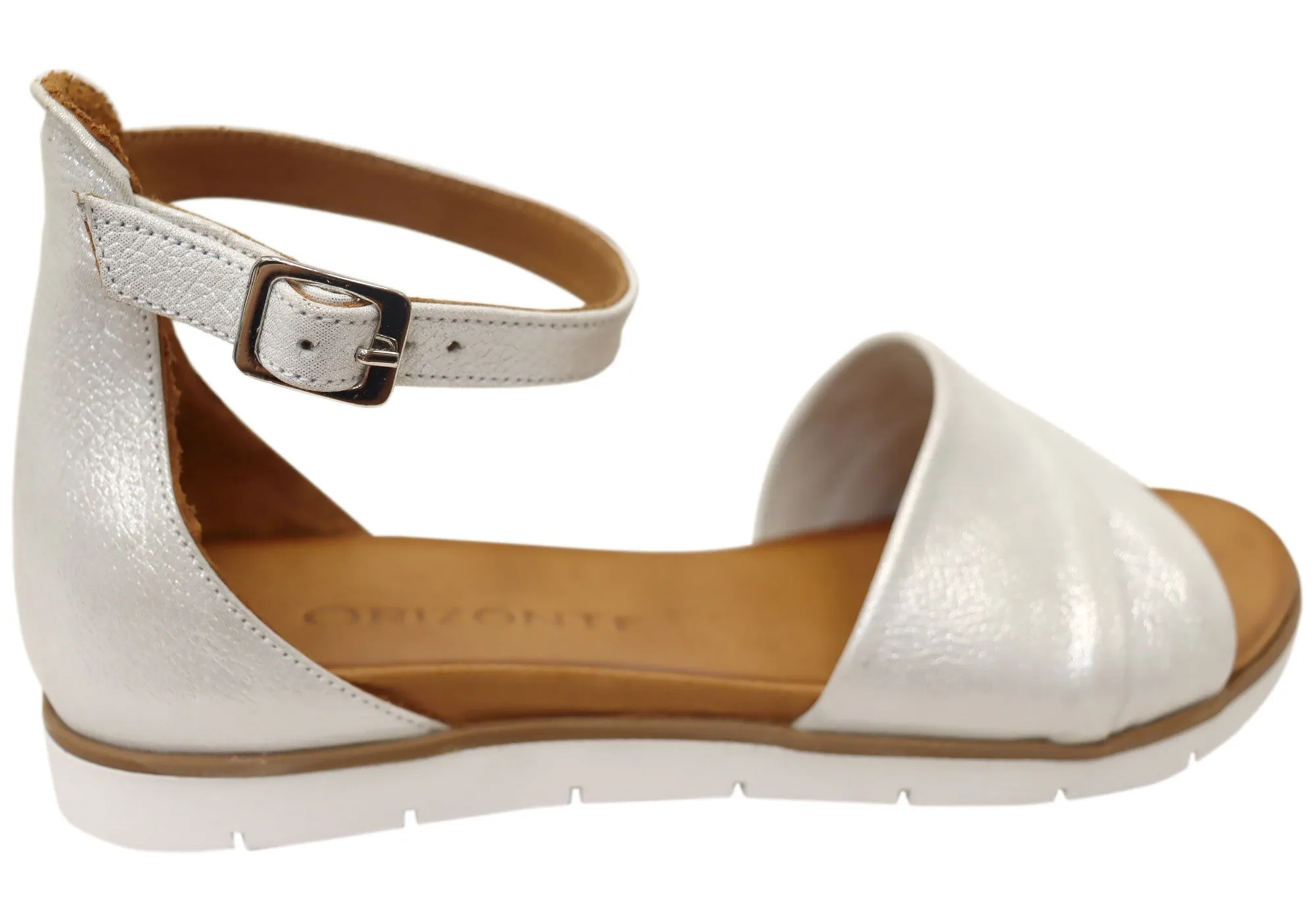 Orizonte Kasper Damen Bequeme Europäische Ledersandalen Orizonte Schuhe