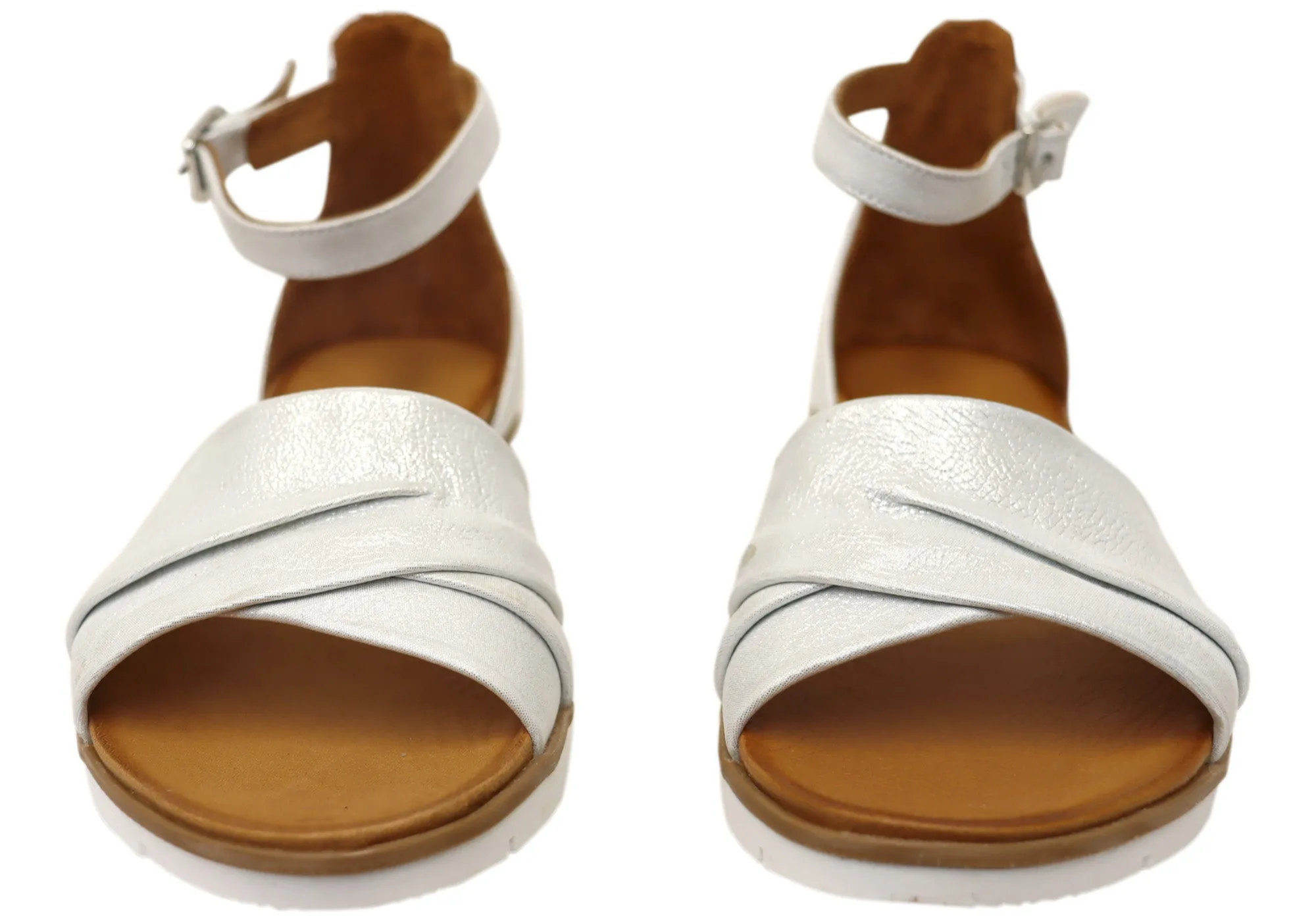 Orizonte Kasper Damen Bequeme Europäische Ledersandalen Orizonte Schuhe
