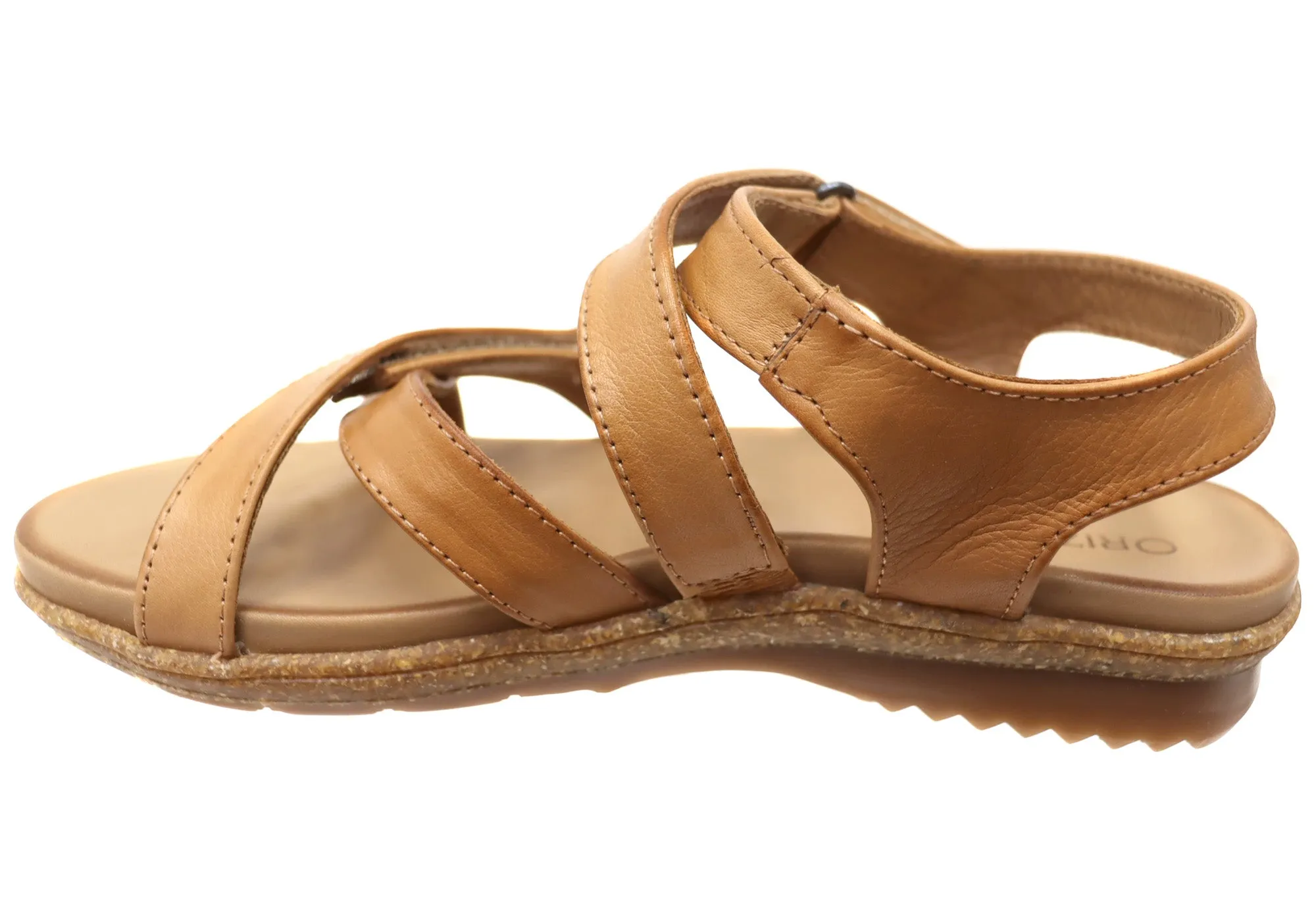 Orizonte Orbost Damen Bequeme Europäische Ledersandalen Orizonte Schuhe
