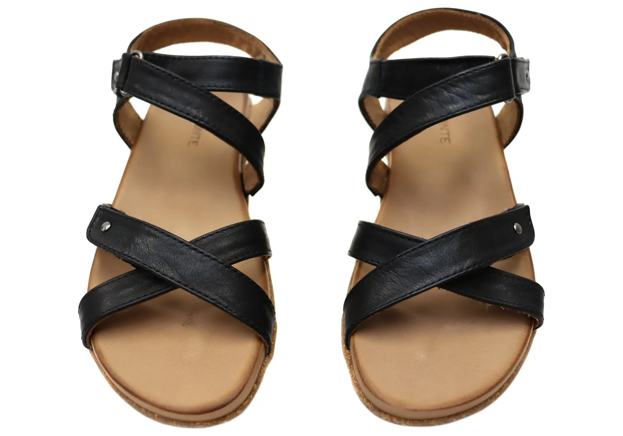Orizonte Orbost Damen Bequeme Europäische Ledersandalen Orizonte Schuhe