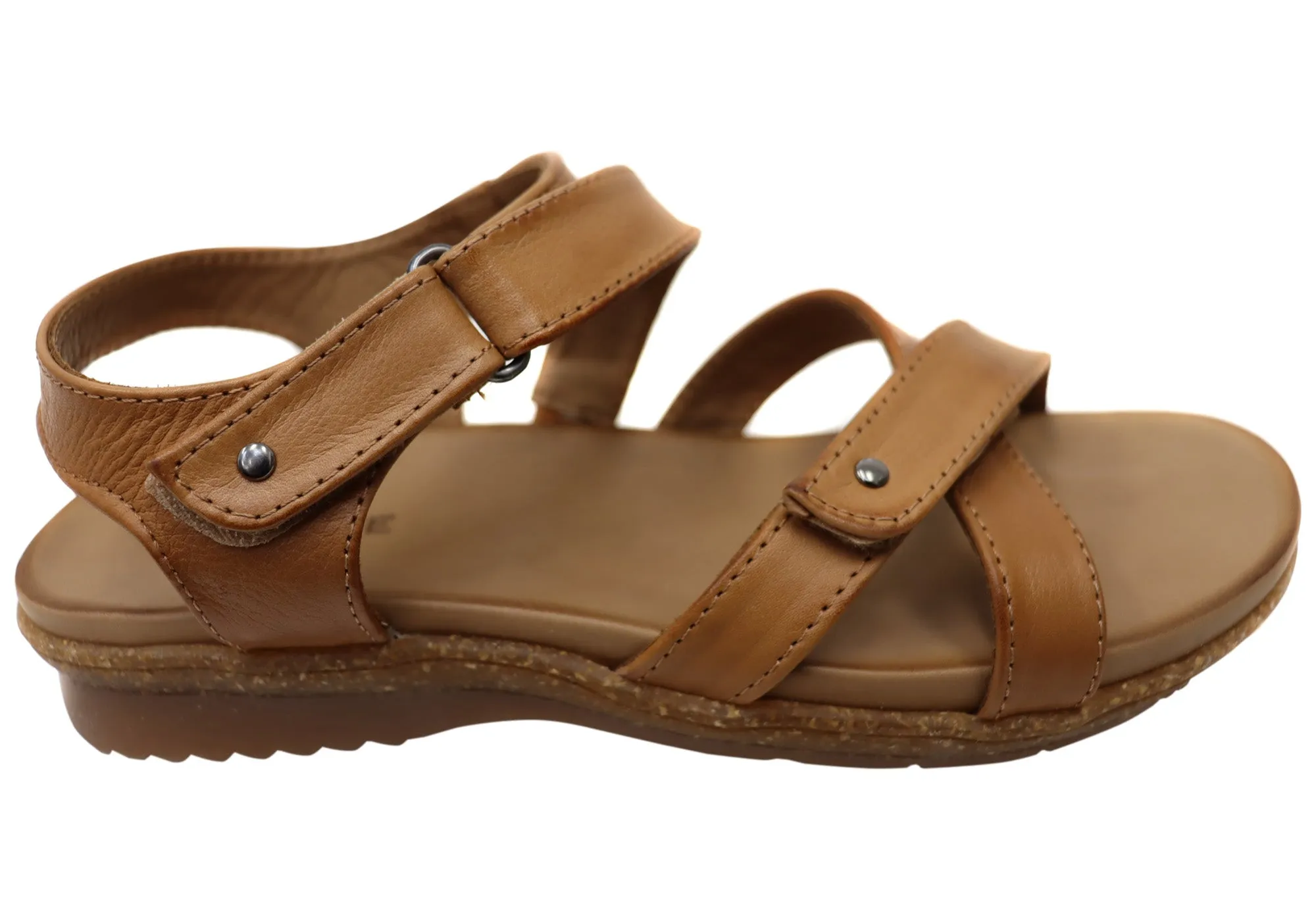 Orizonte Orbost Damen Bequeme Europäische Ledersandalen Orizonte Schuhe