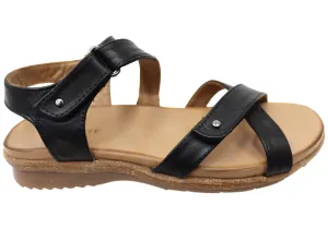 Orizonte Orbost Damen Bequeme Europäische Ledersandalen Orizonte Schuhe